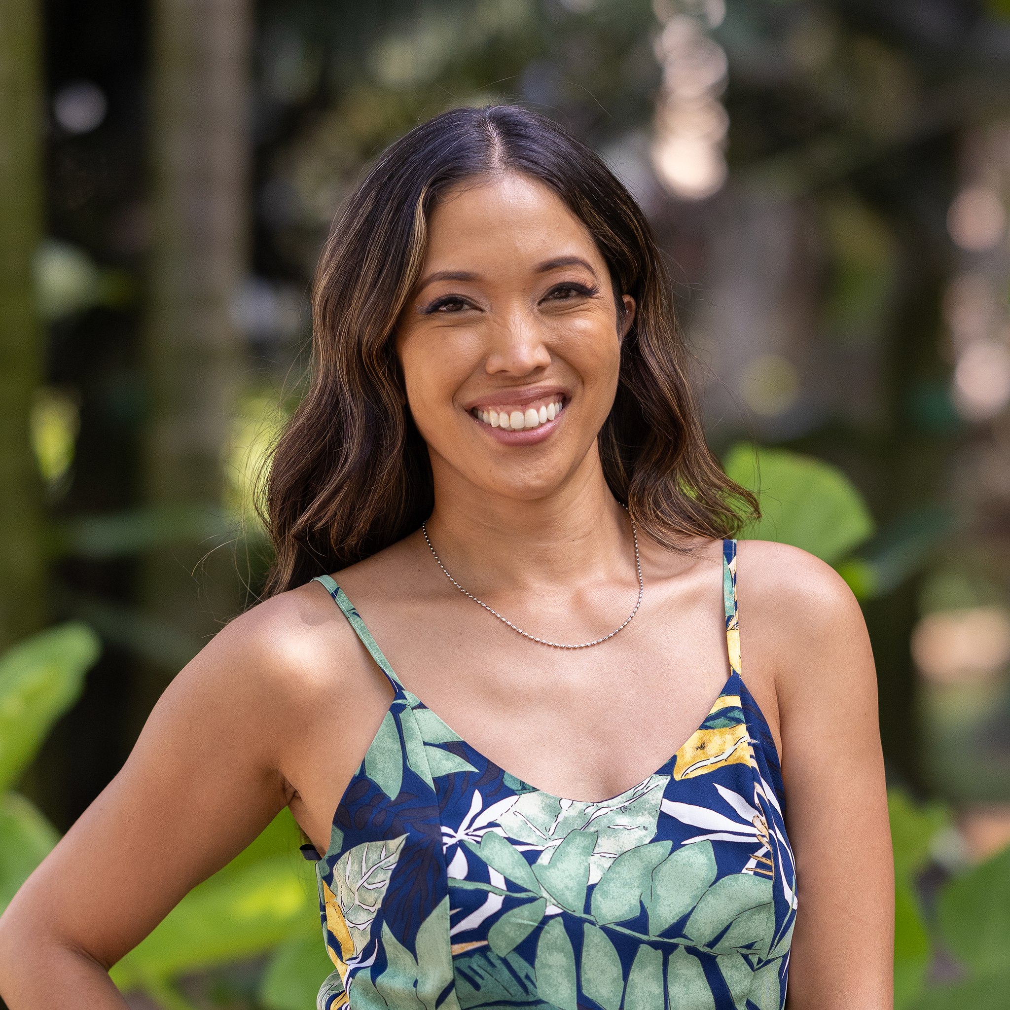 ホワイトゴールドの1.8mmオーバリーナ・チェーン