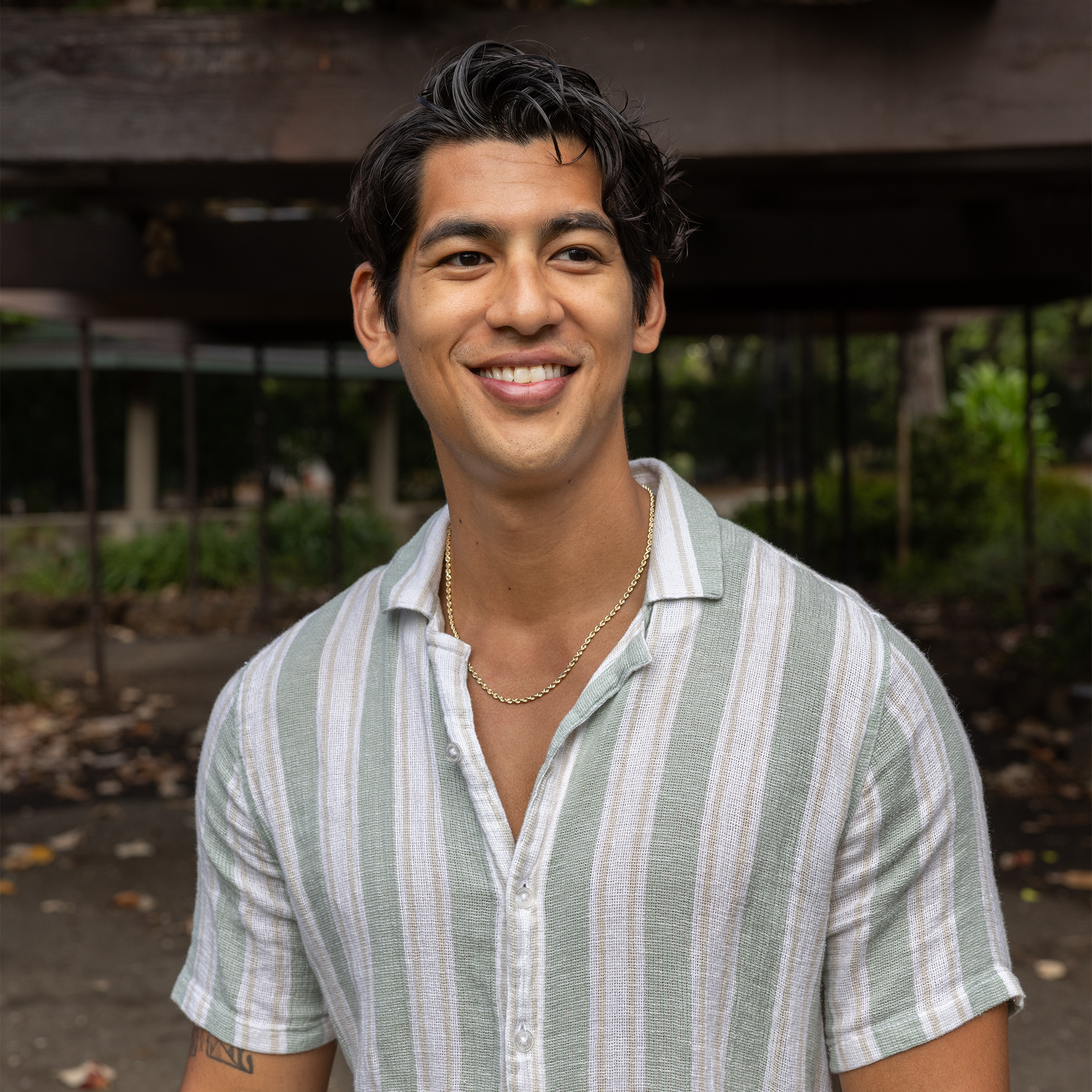 ゴールドの3mmロープチェーン