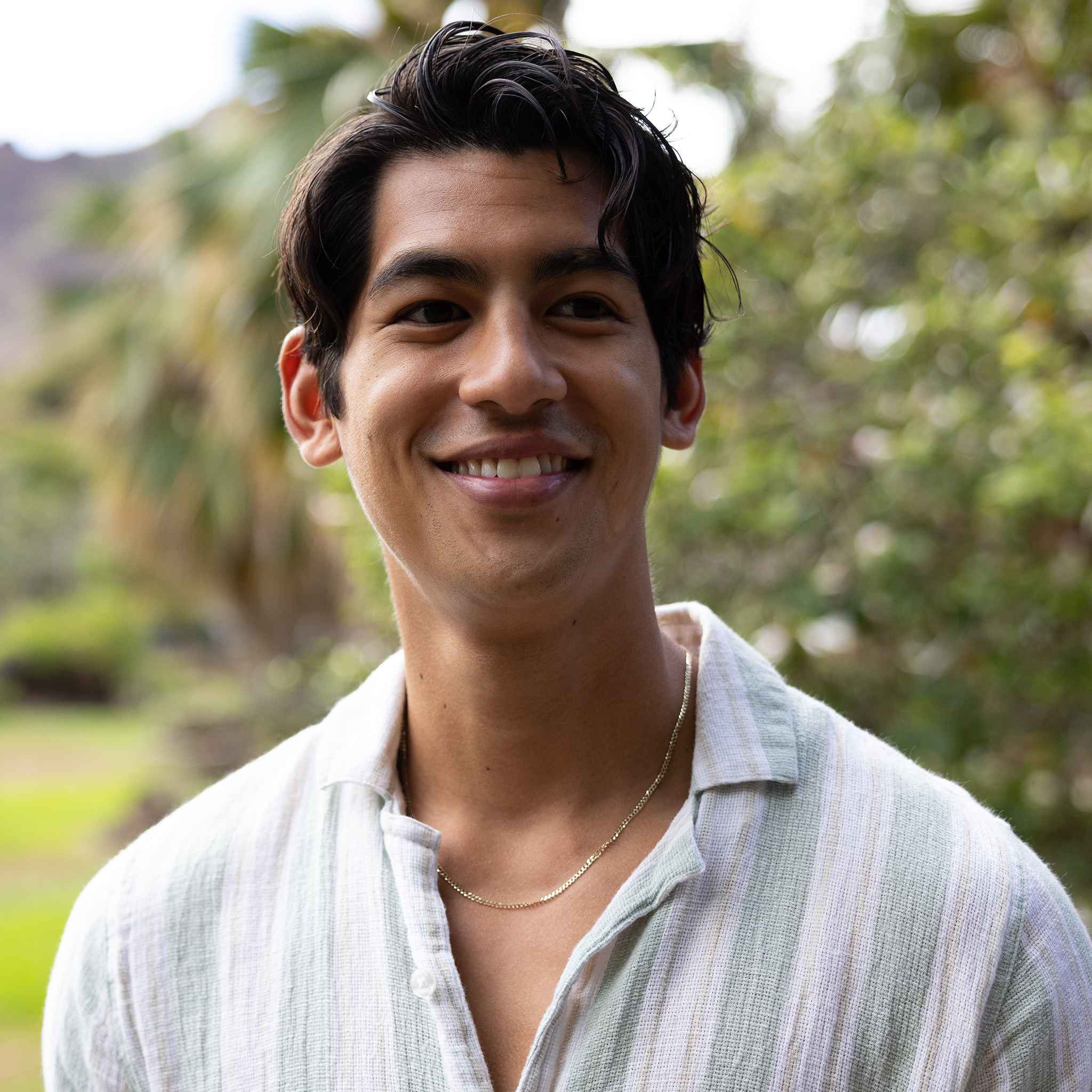 2.5mm カーブチェーン ゴールド