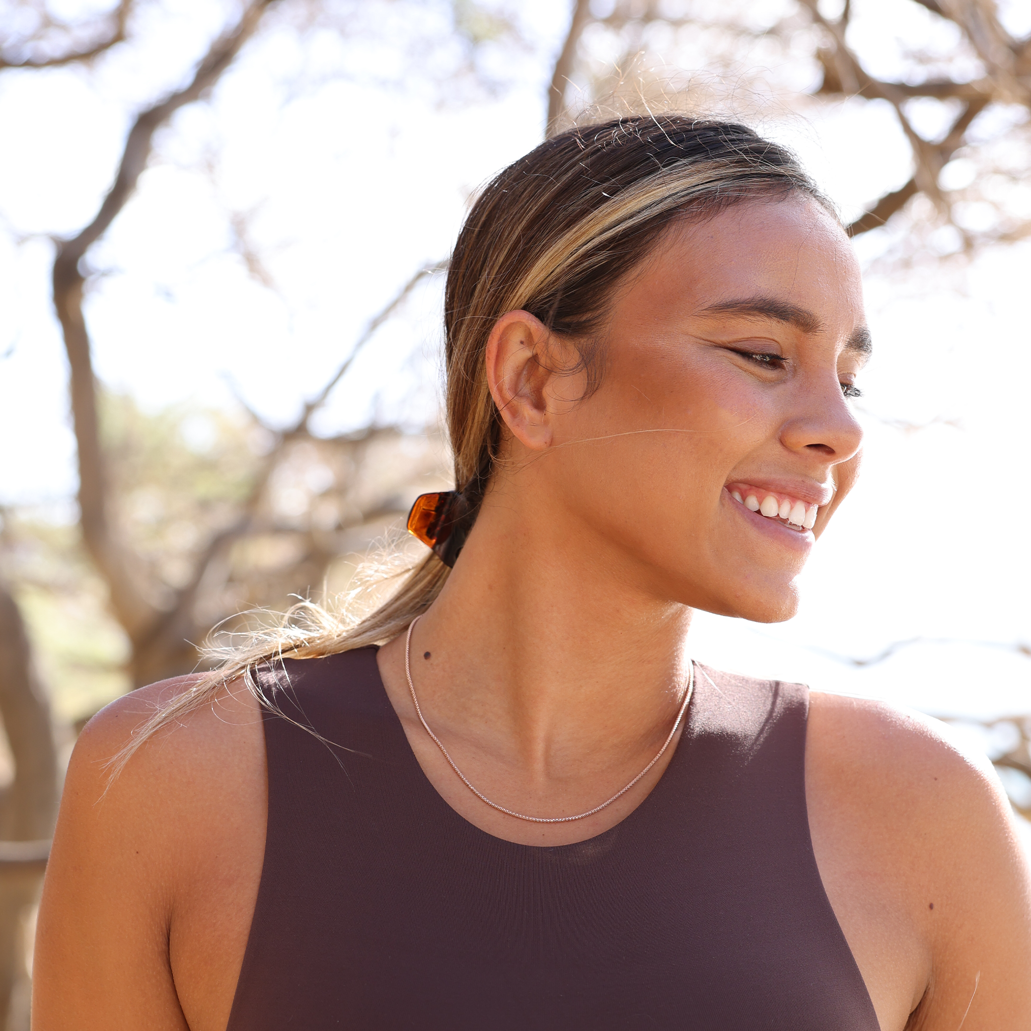 1.6mm ポップコーン・チェーン ローズゴールド