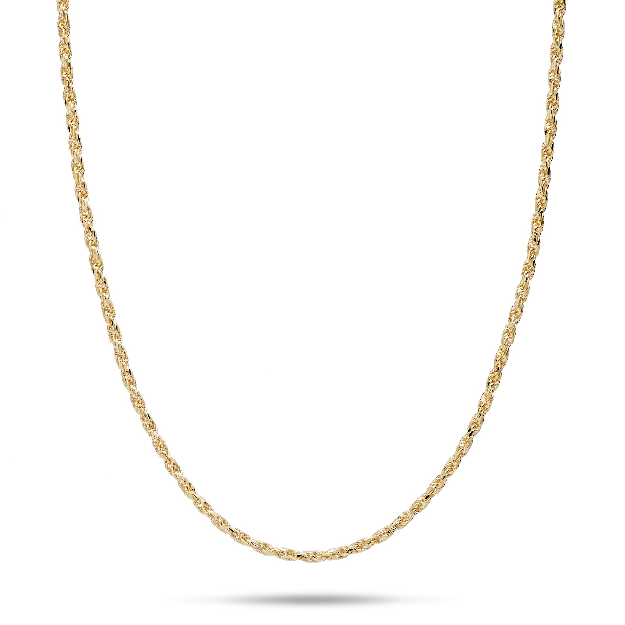 1.0mm Rope Chain in 14k Yellow Gold
