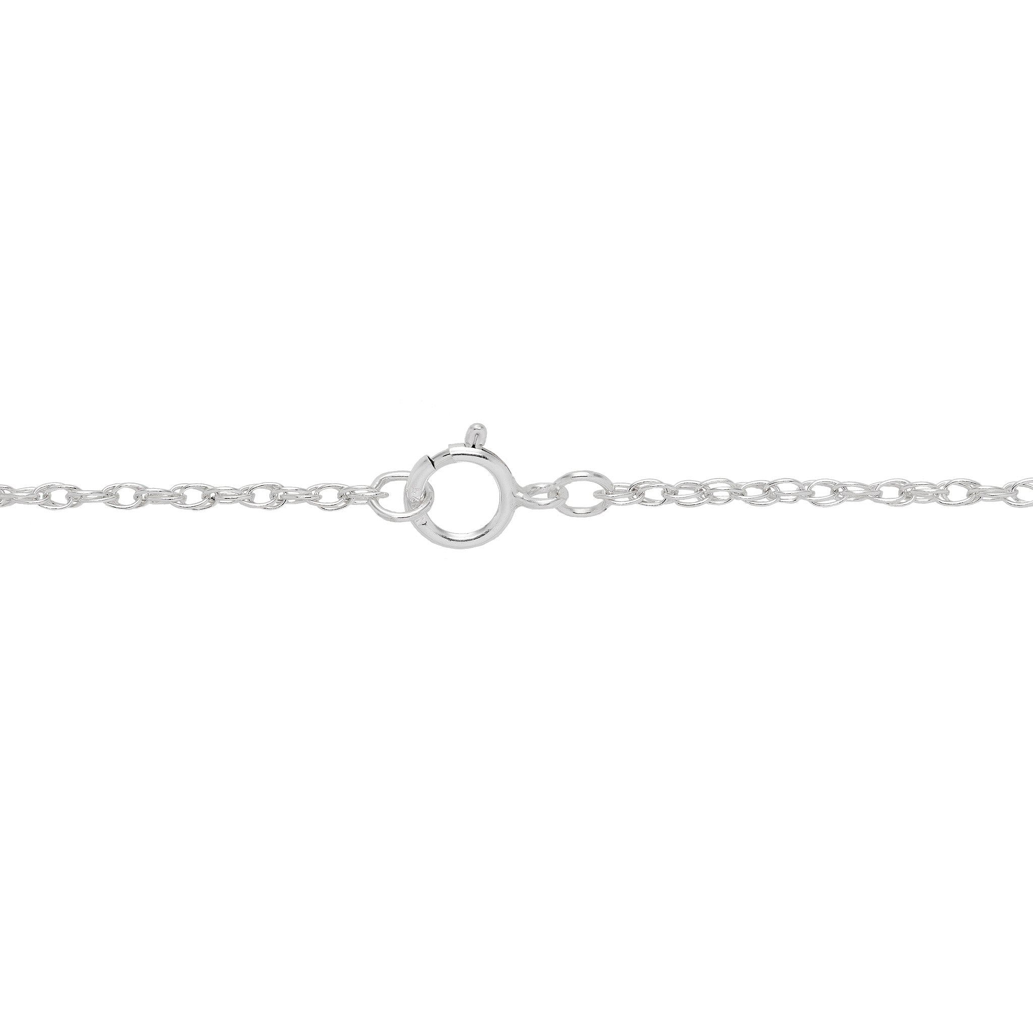 1.5mm Double Rope Chain in Sterling Silver with O-Ring Clasp