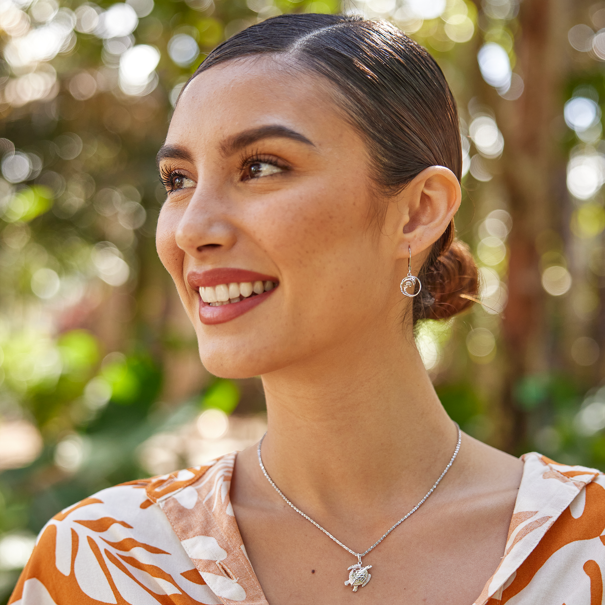 ホヌ・ペンダント/チャーム スターリング・シルバー 18mm