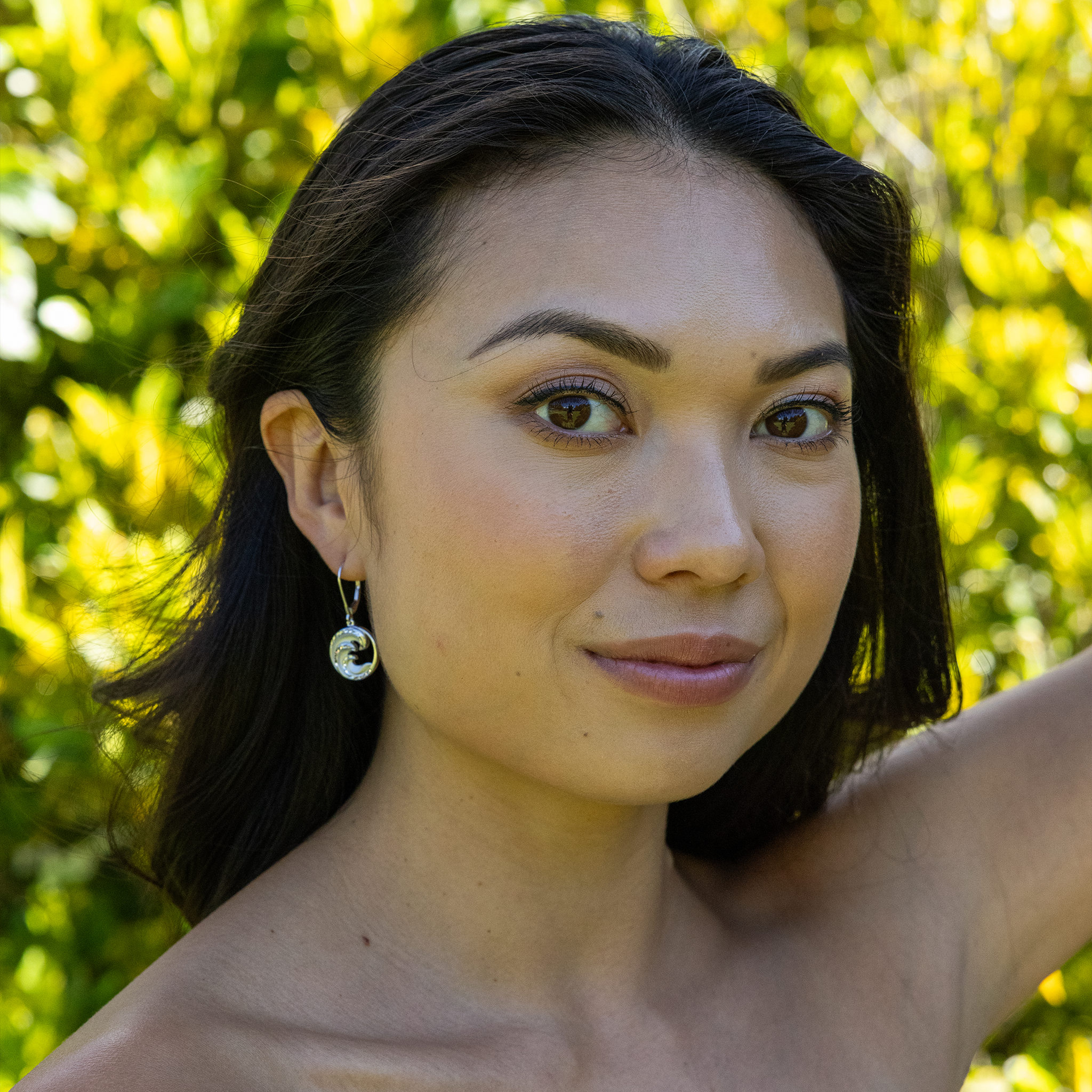 Nalu ピアス スターリングシルバー - 35mm