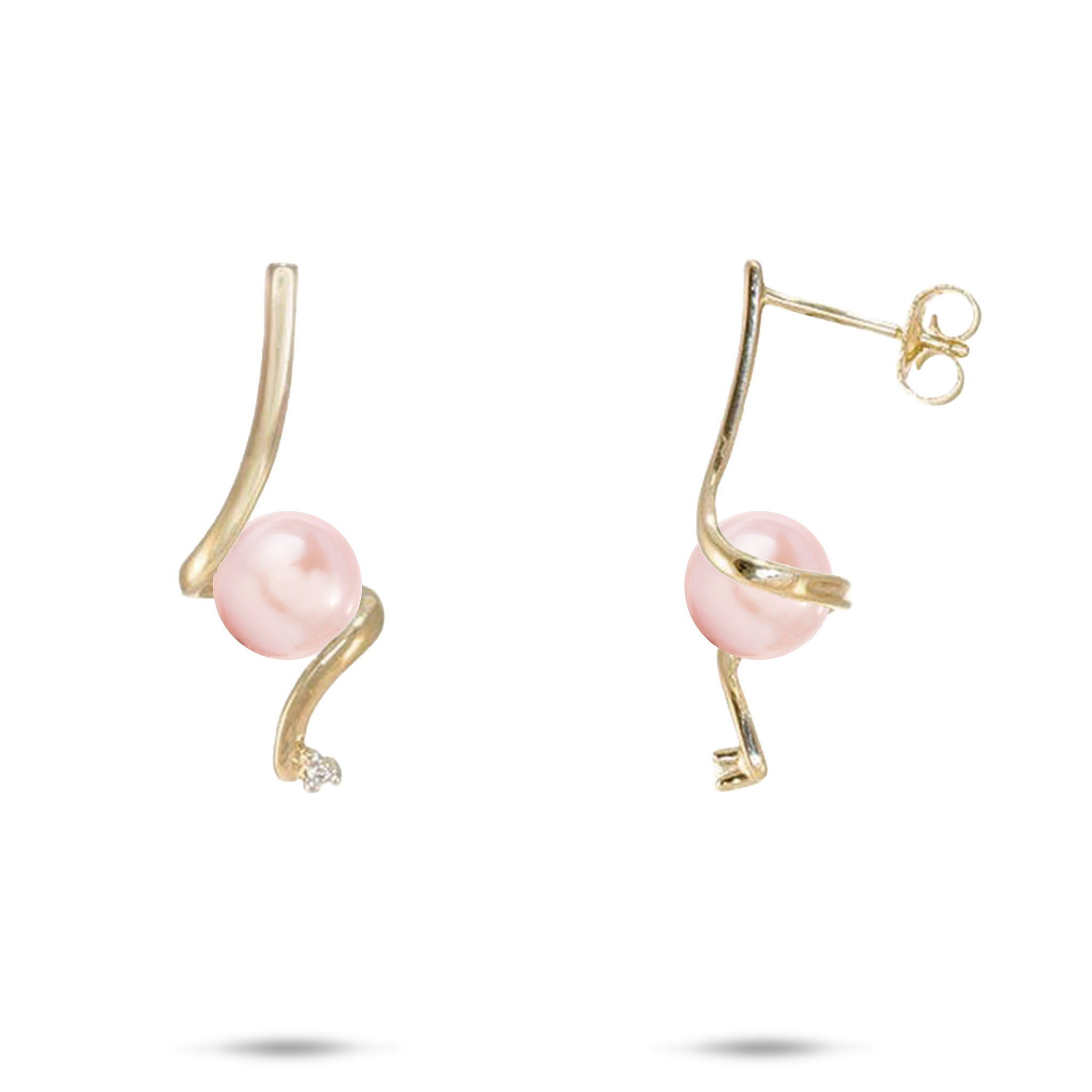 Pick A Pearl Waterfall Earrings in Gold - 25mm