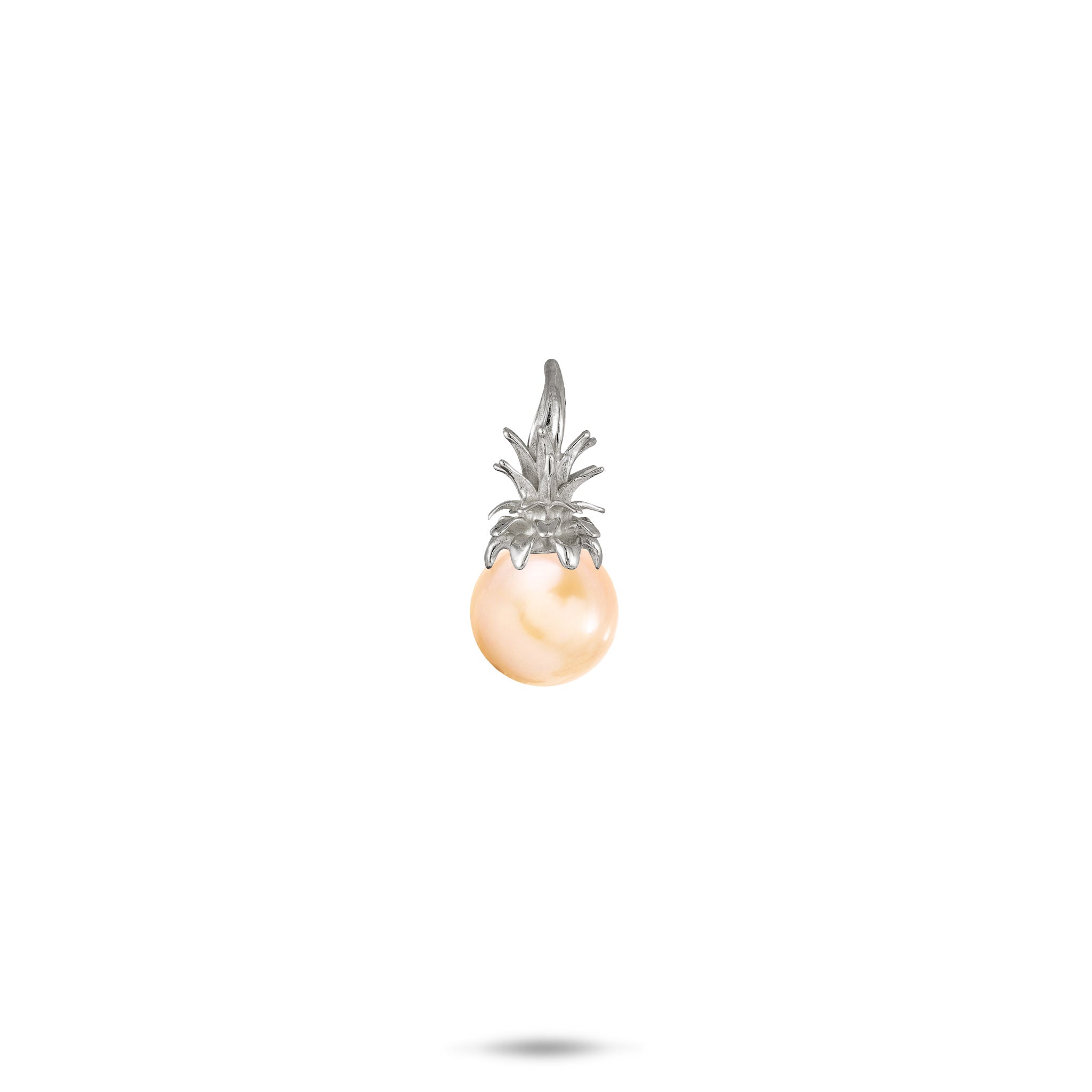 Pick A Pearl Pineapple Pendant in White Gold - 12mm