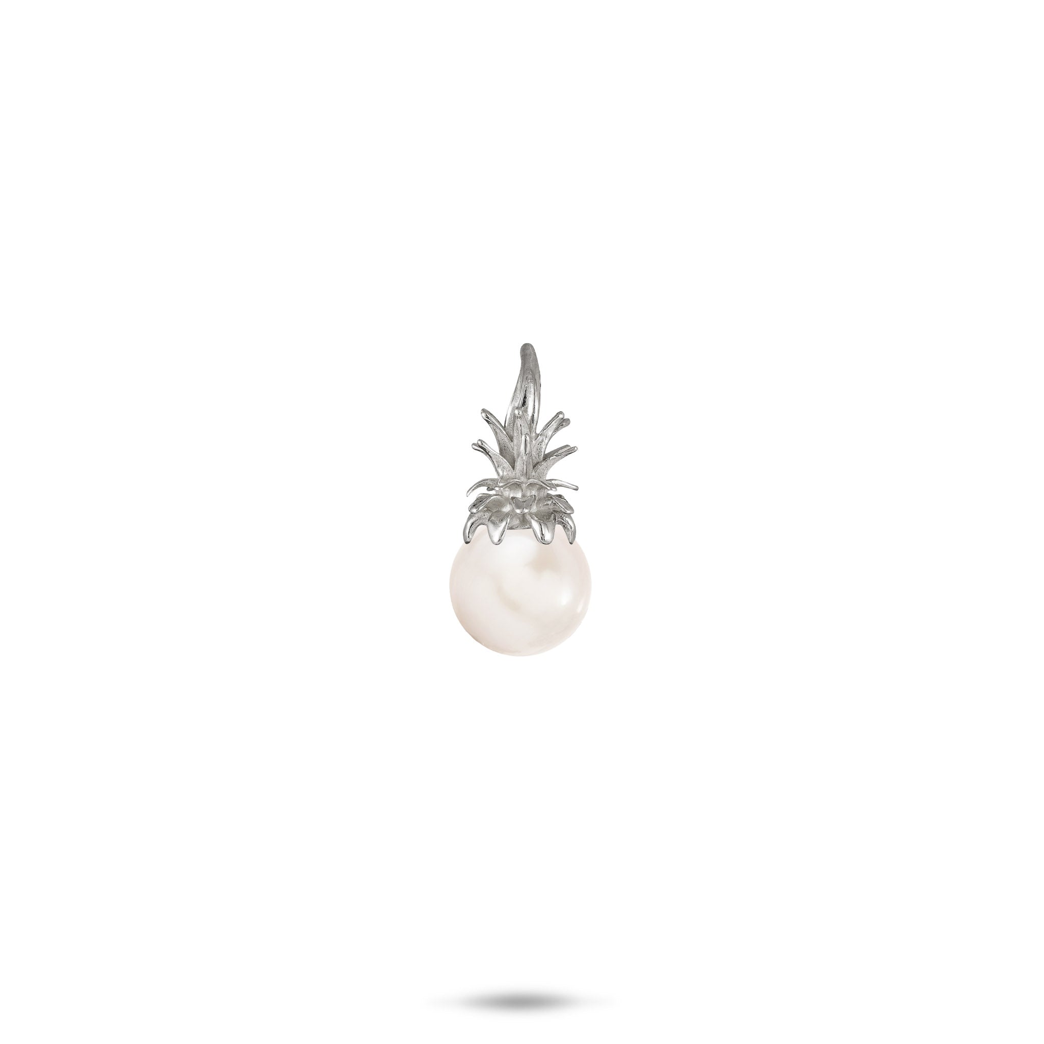 Pick A Pearl Pineapple Pendant in White Gold - 12mm