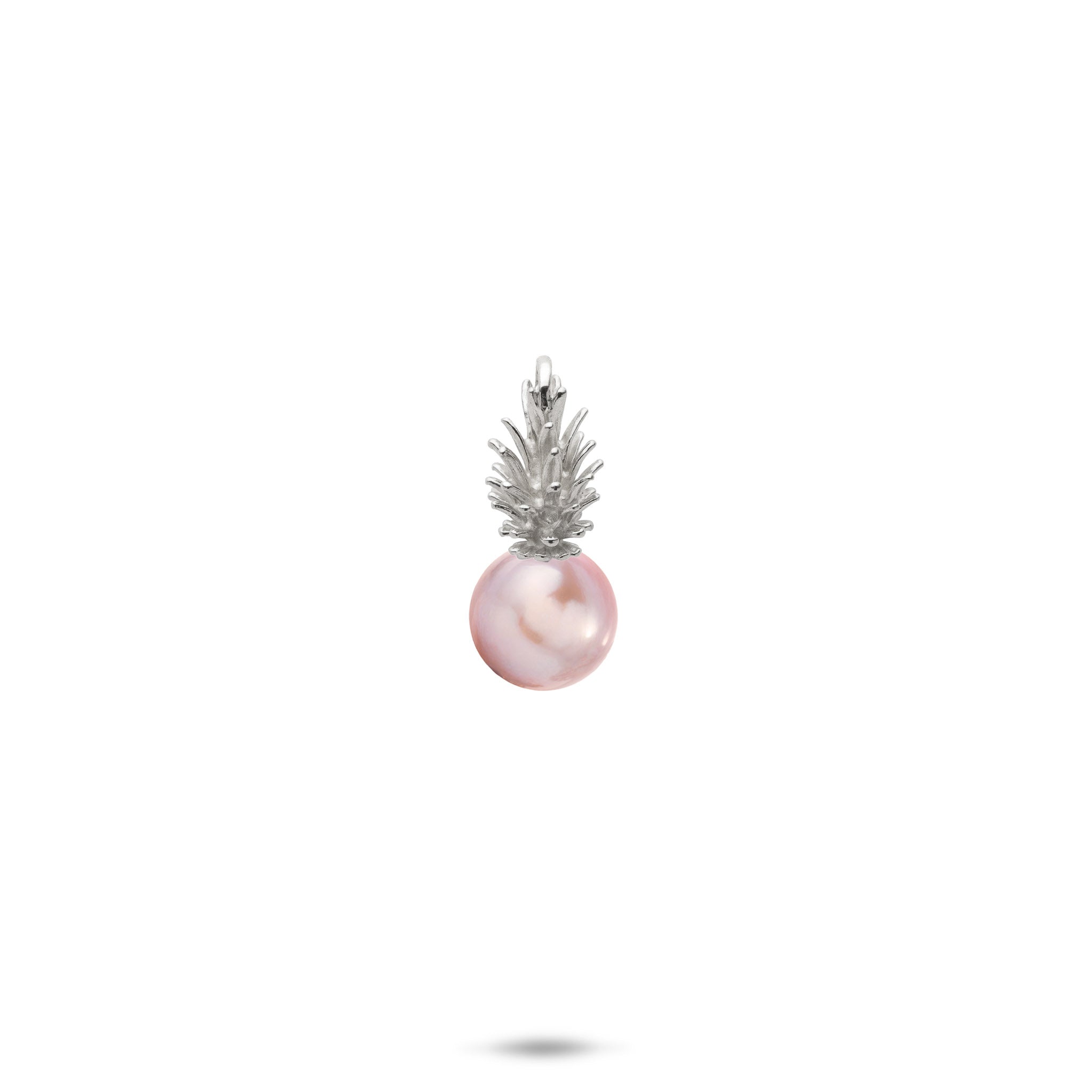 Pick A Pearl Pineapple Pendant in White Gold - 12mm