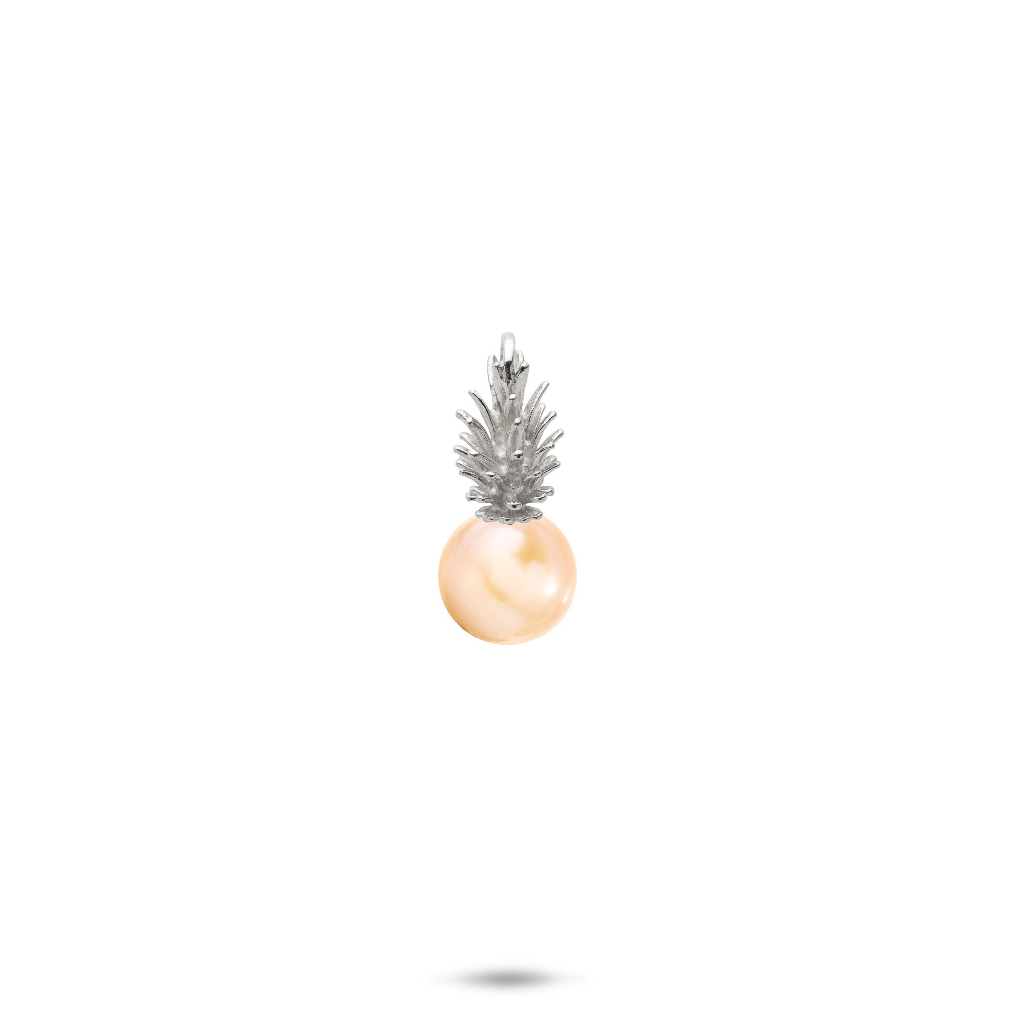 Pick A Pearl Pineapple Pendant in White Gold - 12mm
