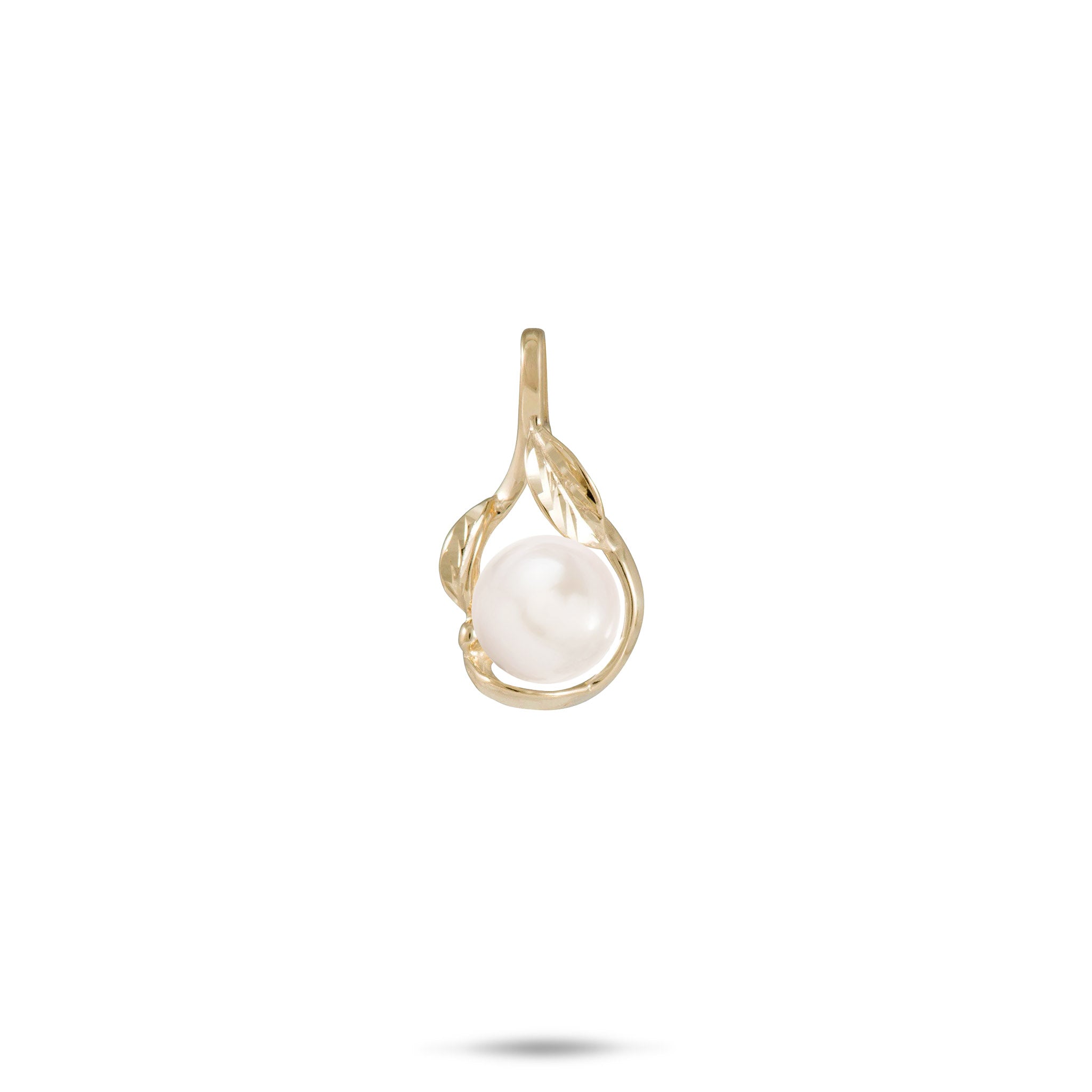 Pick A Pearl Maile Pendant in Gold - 21mm