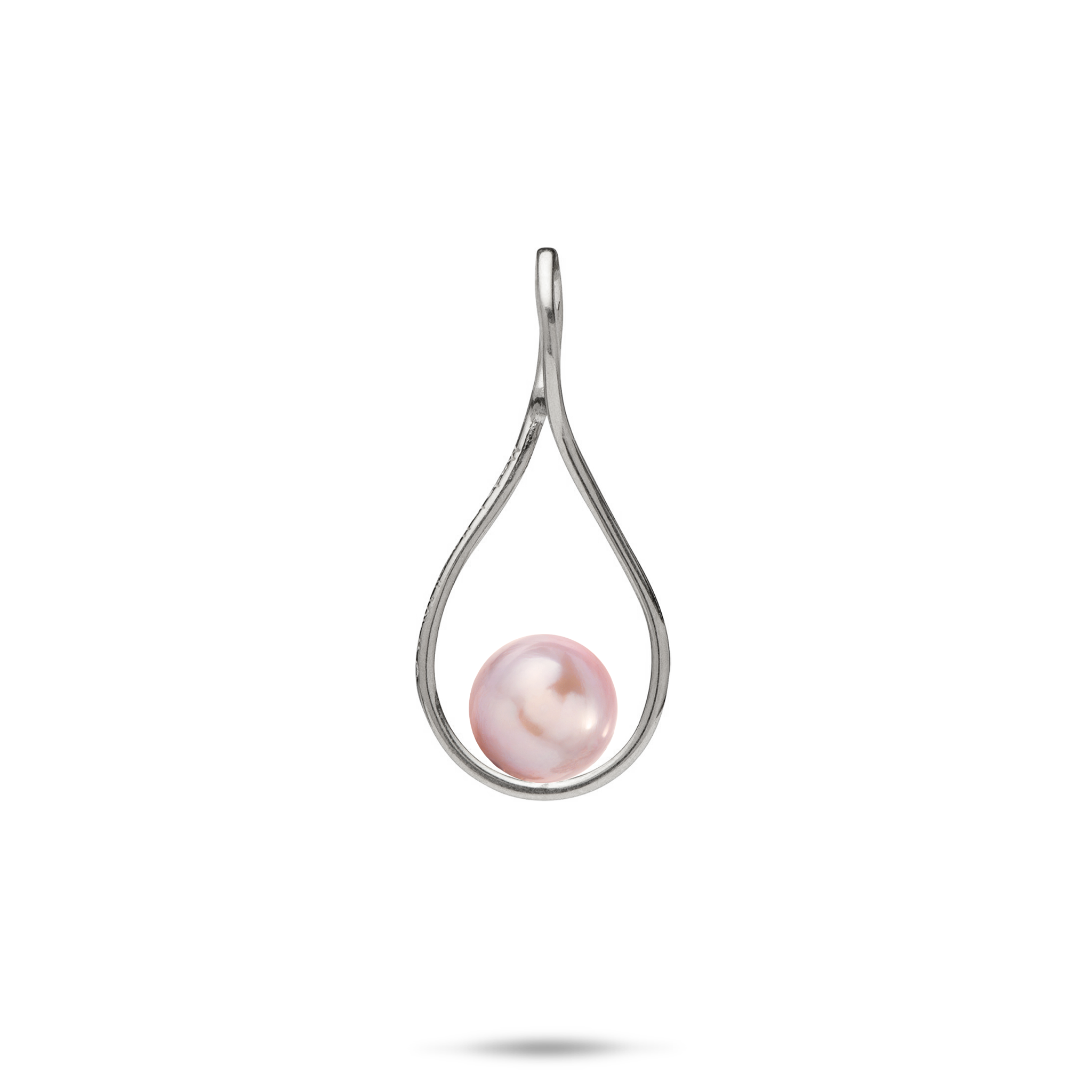 Pick A Pearl Pendant in White Gold - 25mm