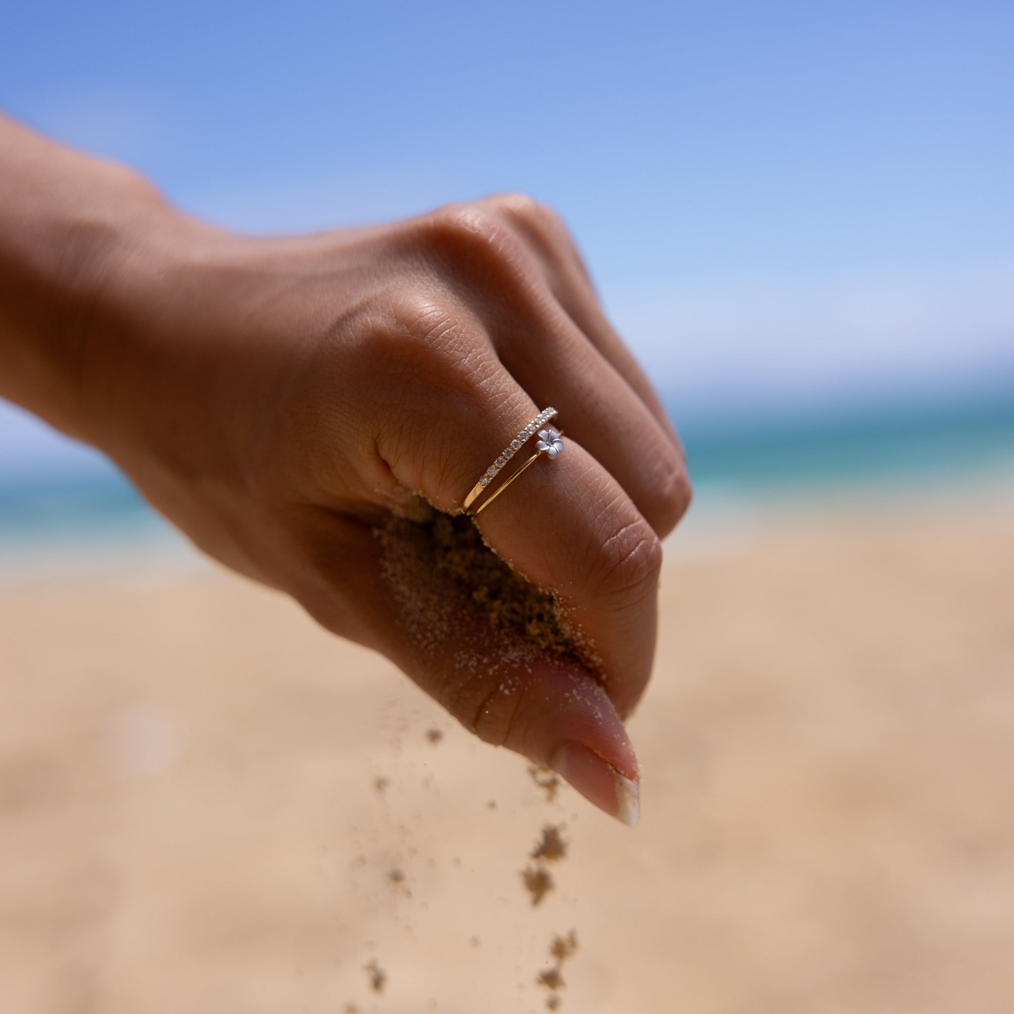 アニバーサリー リング ダイヤモンド ゴールド