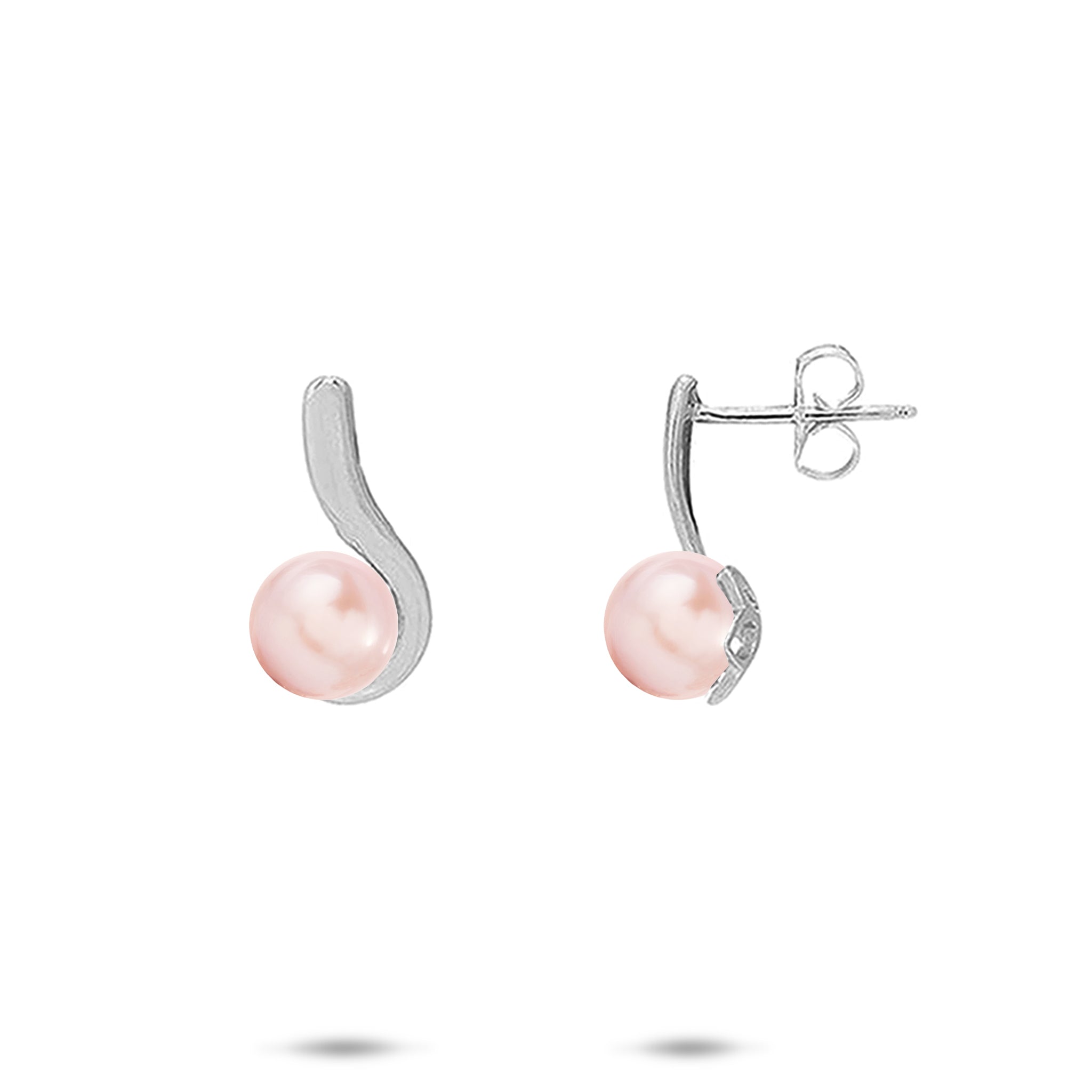 Pick A Pearl Earrings in Sterling Silver - 16mm