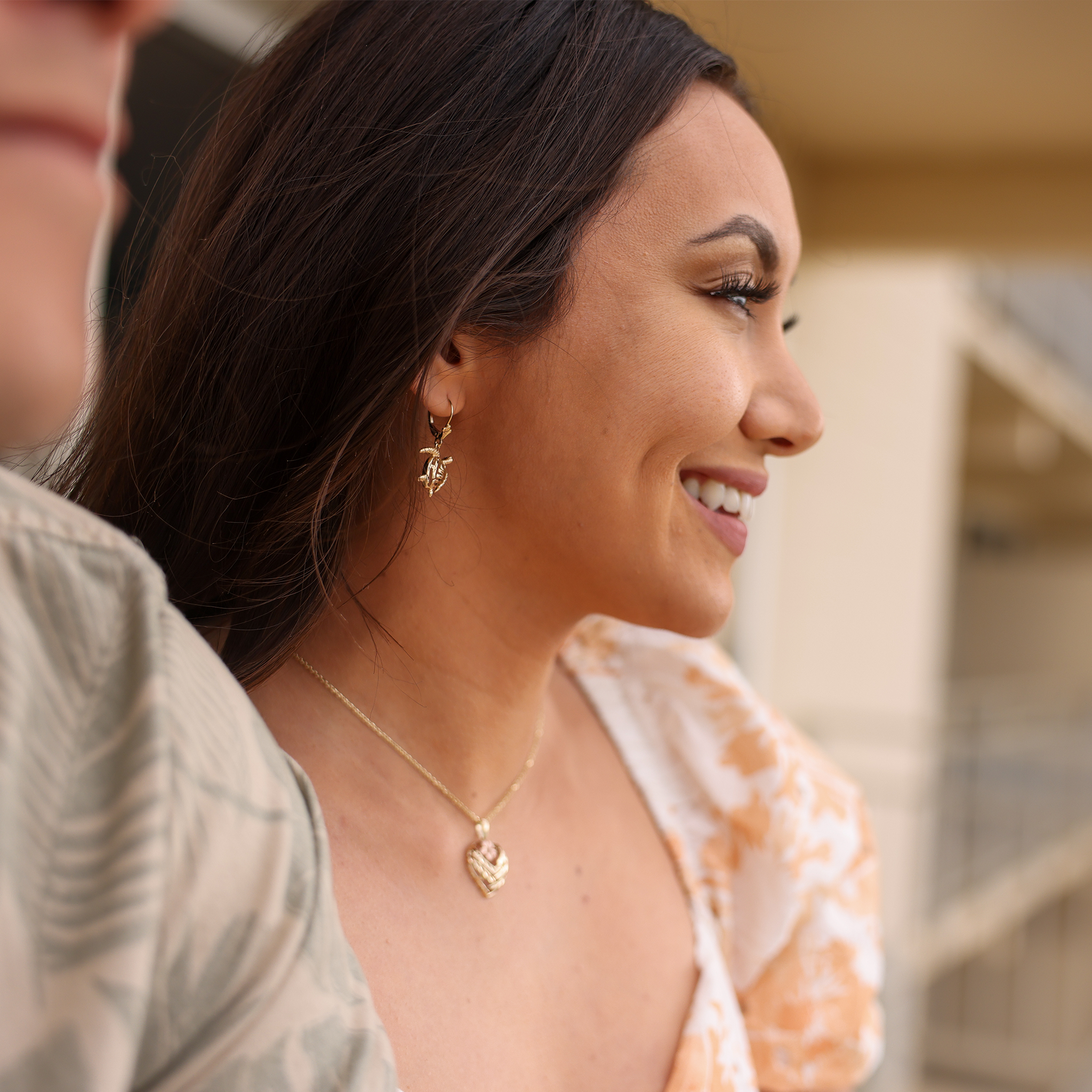 ホヌ・ピアス ゴールド - 15mm