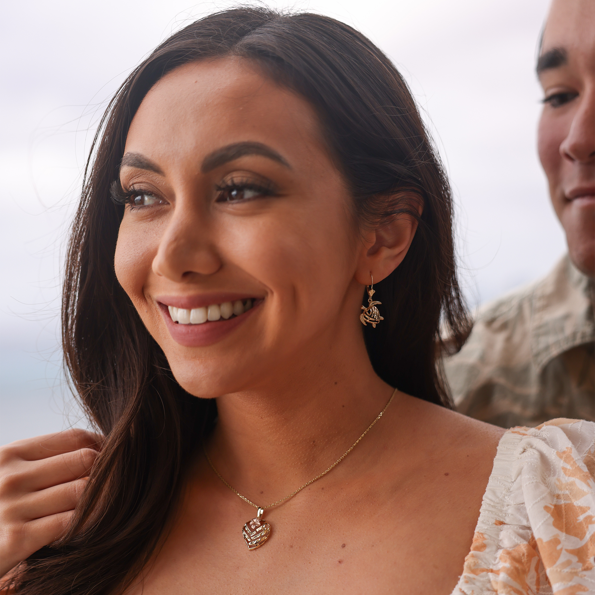 ホヌ・ピアス ゴールド - 15mm