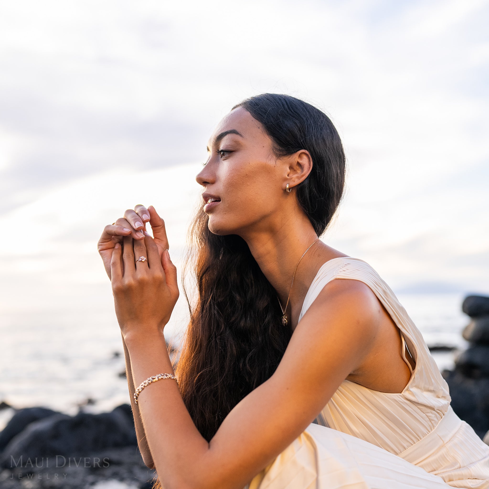 マイレ・ピアス ゴールド - 15mm