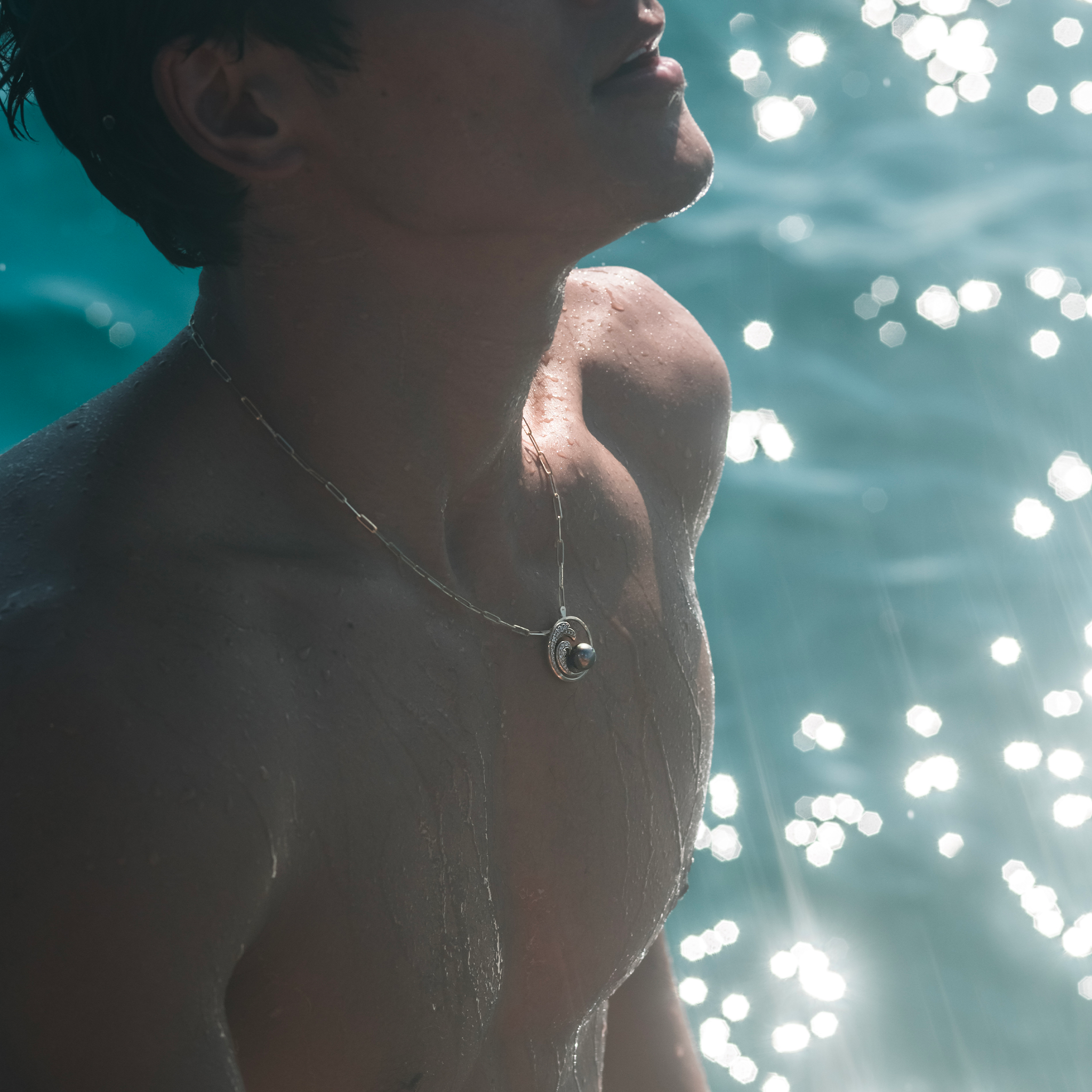 ゴールドの2.7mmペーパークリップ・チェーン