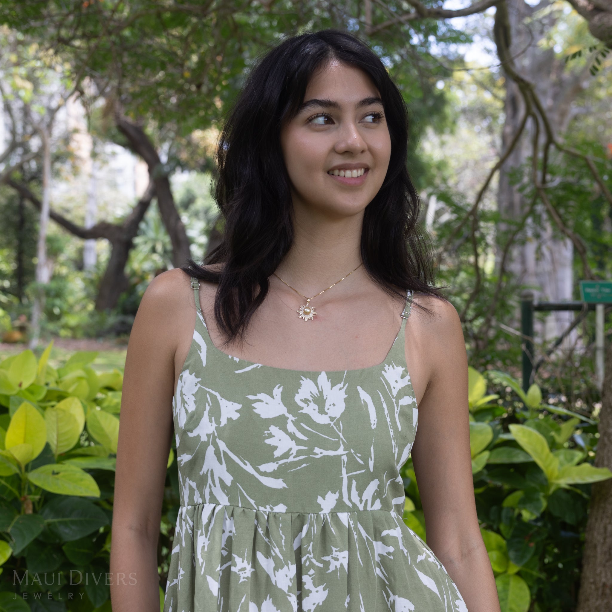 南洋パール・サン・ペンダント ダイヤモンド・ゴールド