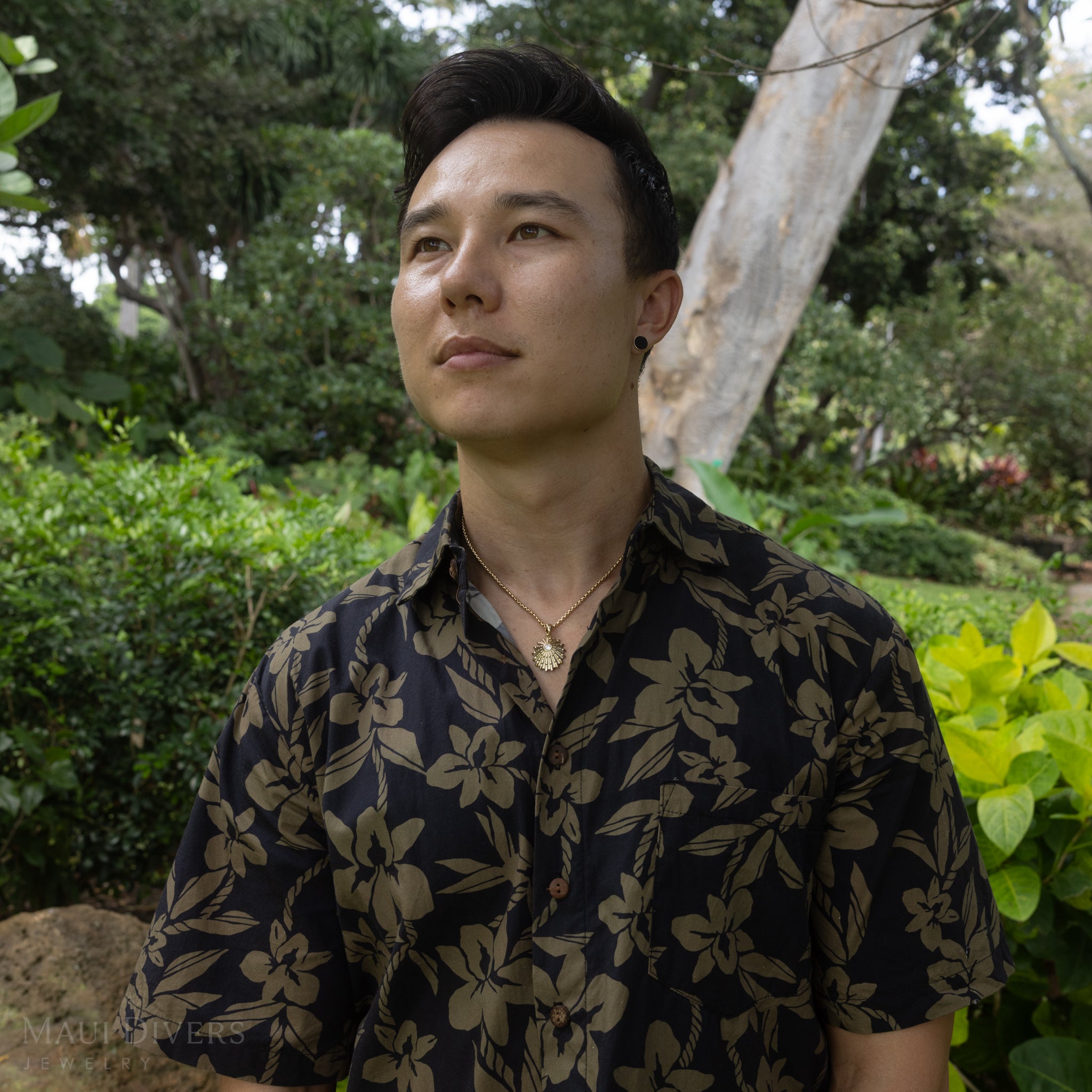 オピヒ ペンダント ラボ ダイヤモンド ゴールド - 25mm