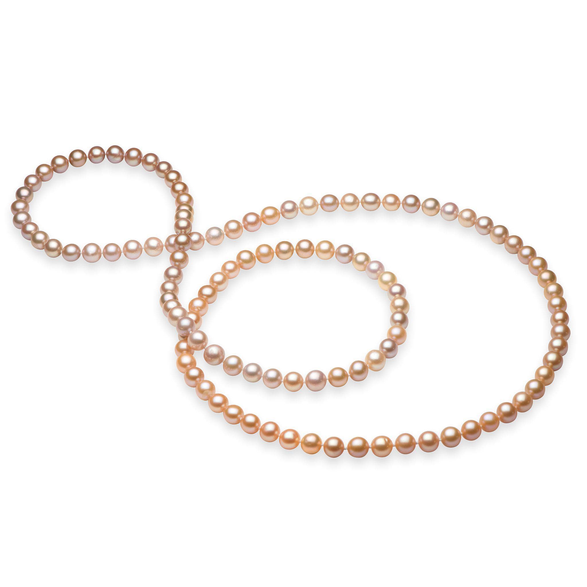 48 "ミックス淡水パール・ストランド-マウイ・ダイバーズ・ジュエリー