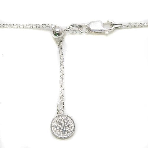 18 "ナル・ネックレス スターリングシルバー-24mm-マウイダイバーズジュエリー