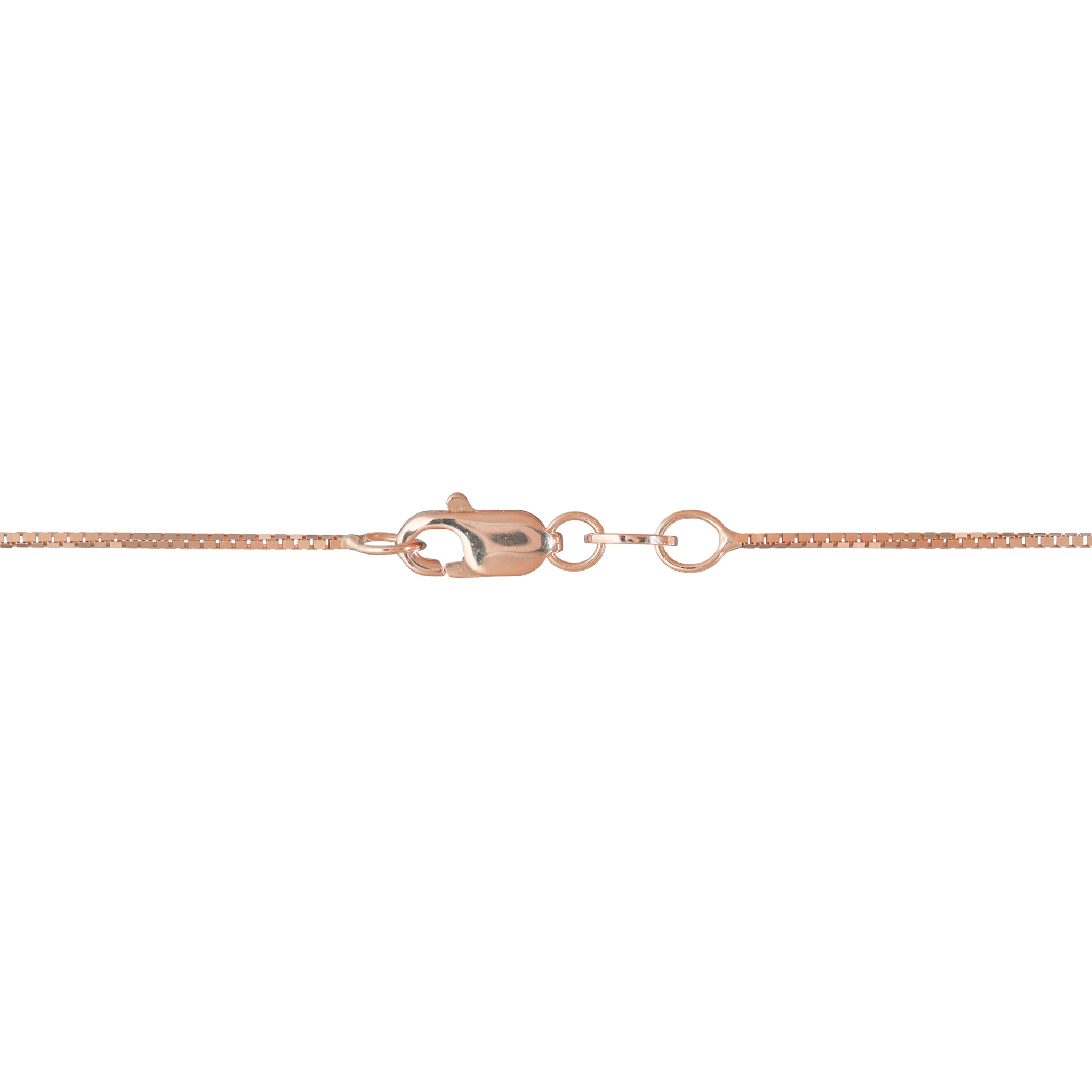 16-18" Adjustable Freshwater Peach Pearl Necklace in Rose Gold - 9-10mm
