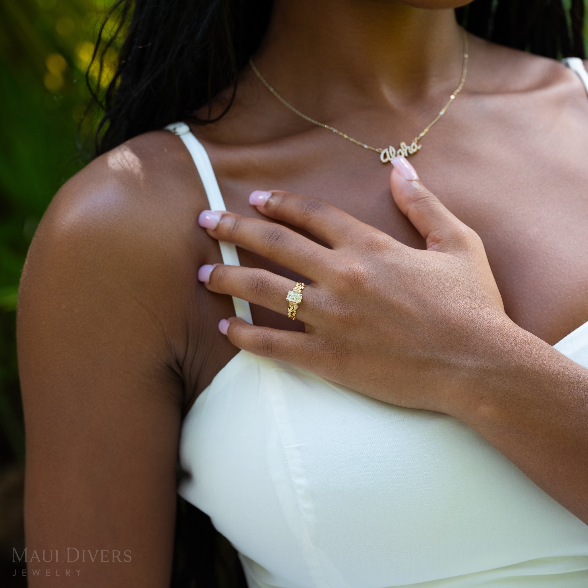 Living Heirloom Solitaire Lab Grown Diamond Engagement Ring in Gold