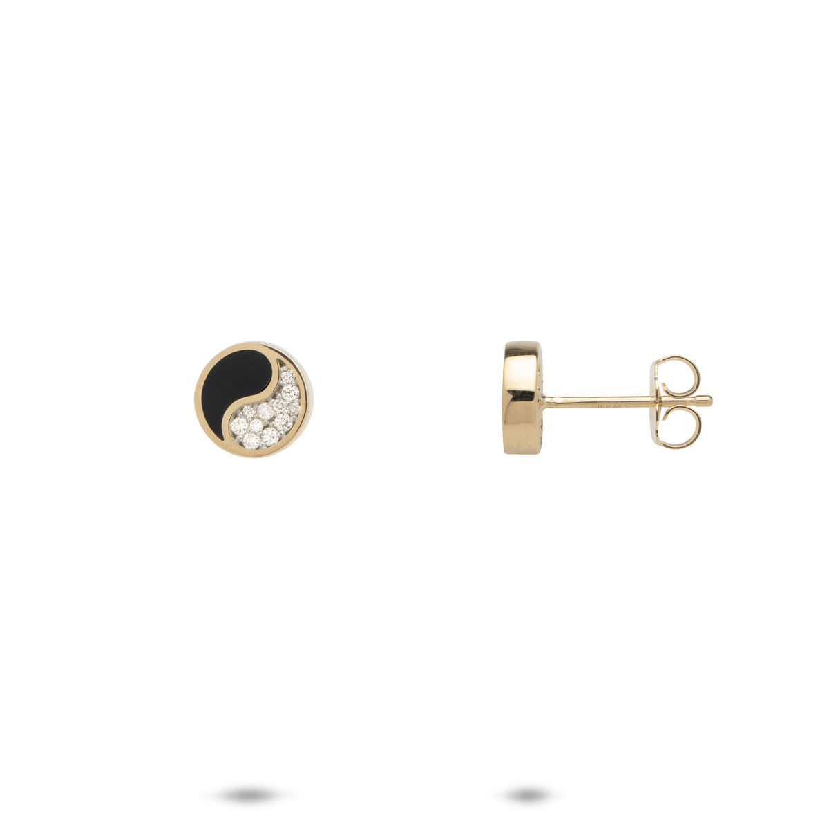 Fashion Earrings for Men Stainless Steel Yin Yang Stud Earrings Punk Earrings for Mens, Silver Fashion Earrings for Men Stainless Steel Yin Yang Stud Earrings Punk Earrings for Mens, Silver