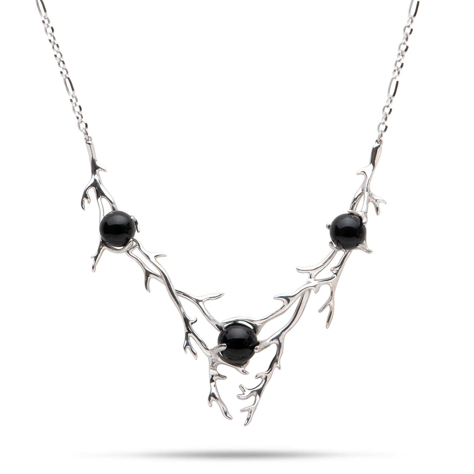 RISINGEAR NECKLACE ブラック 16.5-18