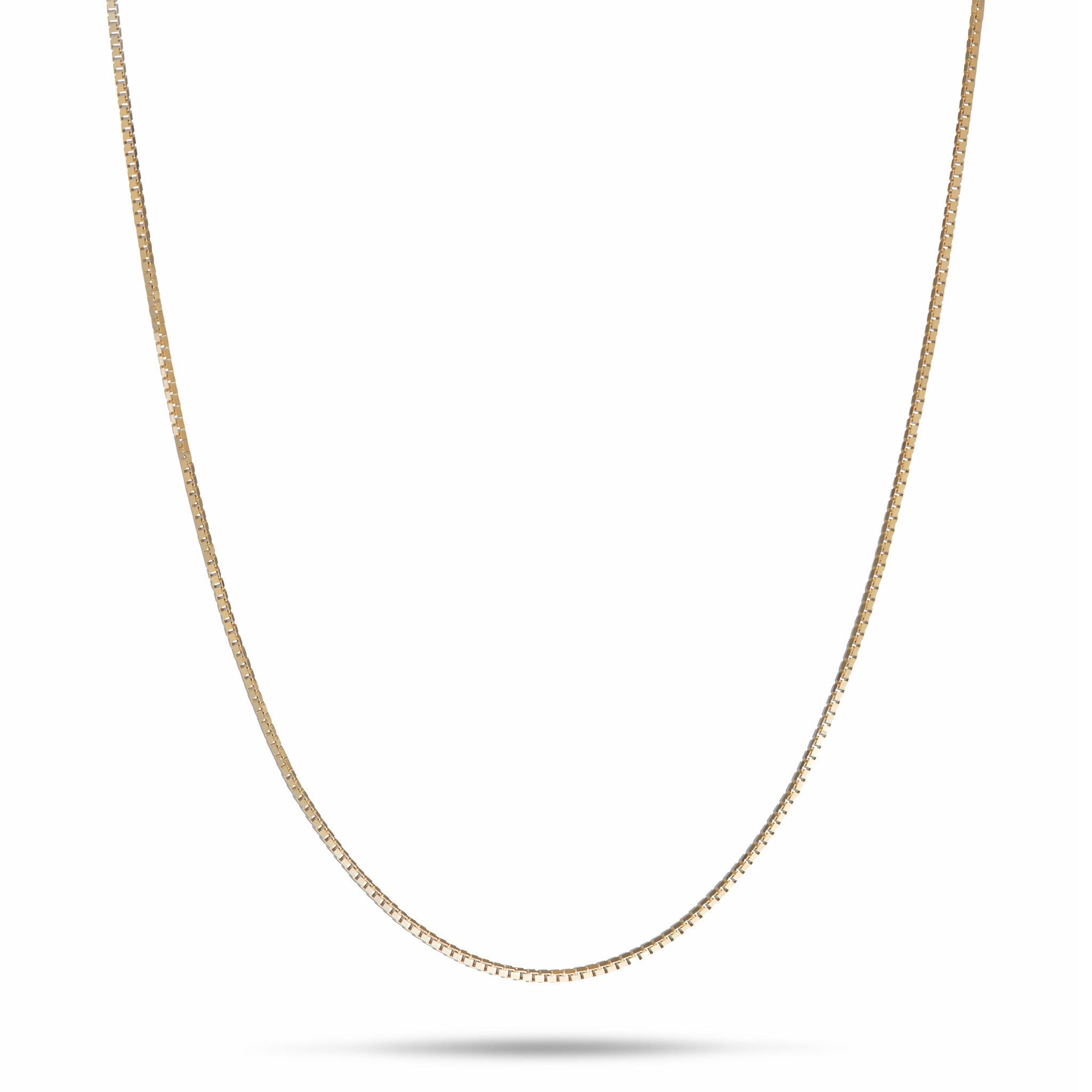 0.6mm Lite Box Chain in Gold