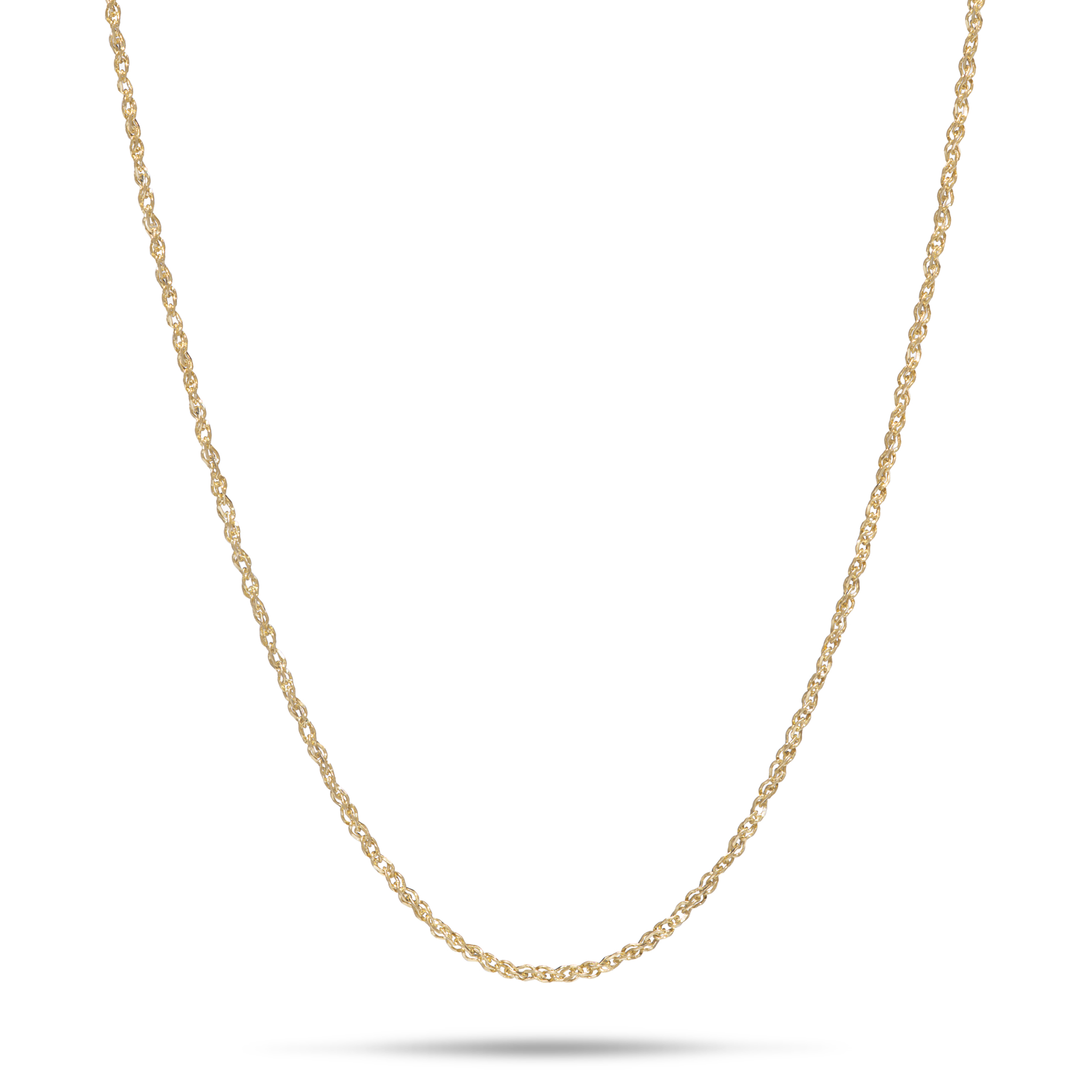 0.8mm Baby Rope Chain in Gold