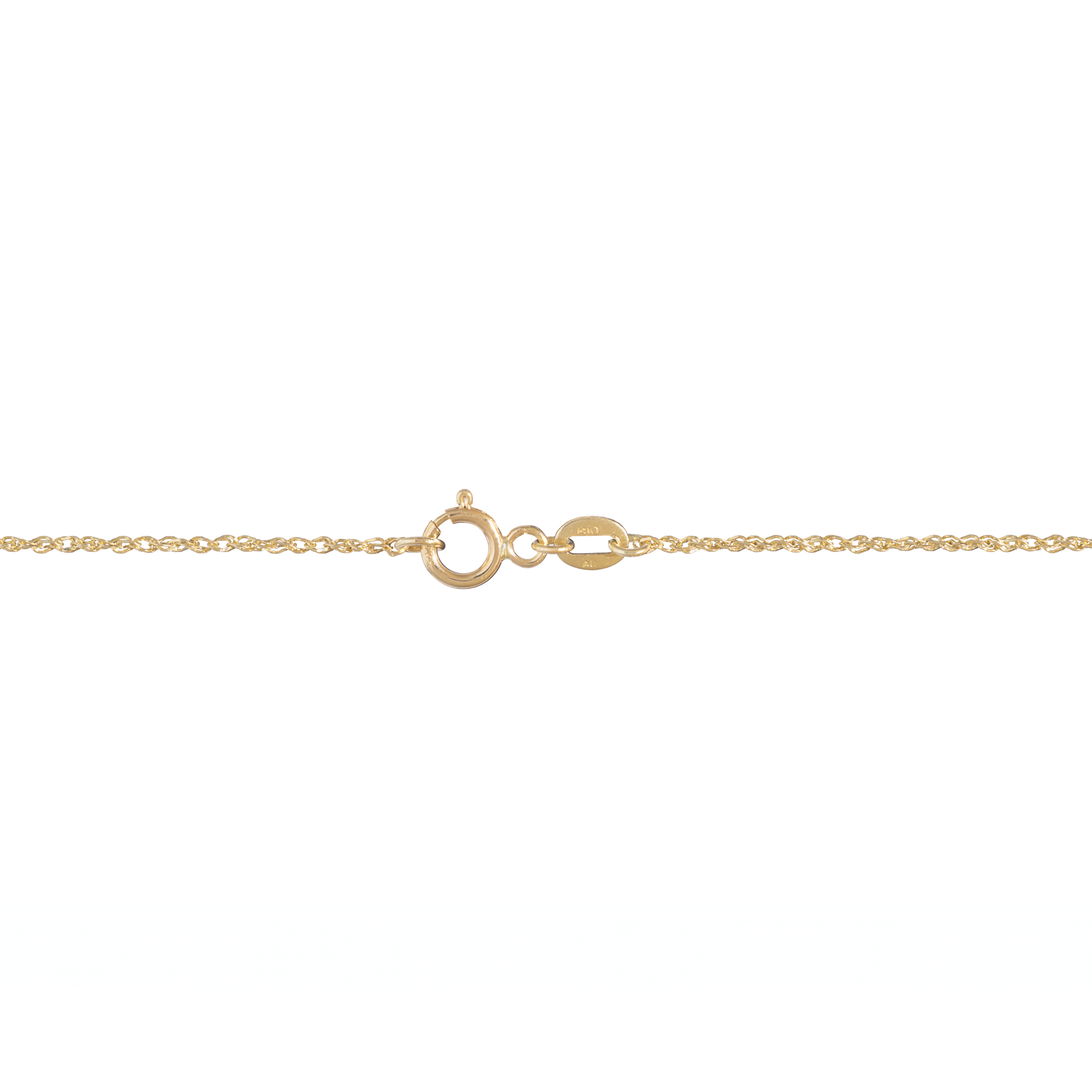 0.8mm Baby Rope Chain in Gold