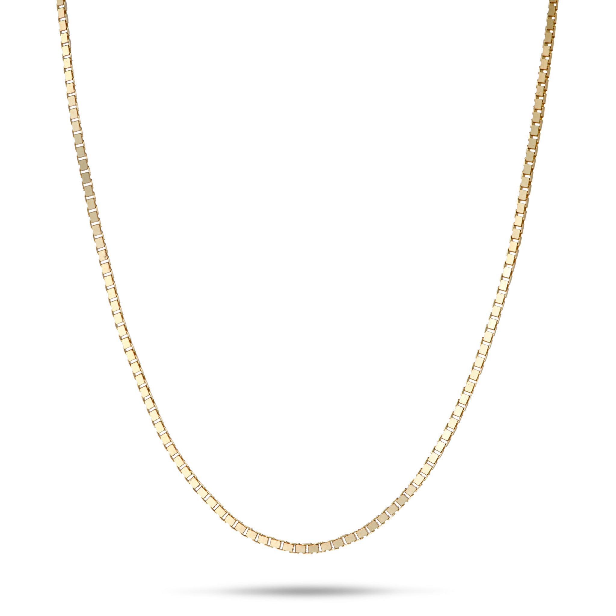 1.0mm Box Chain in Gold