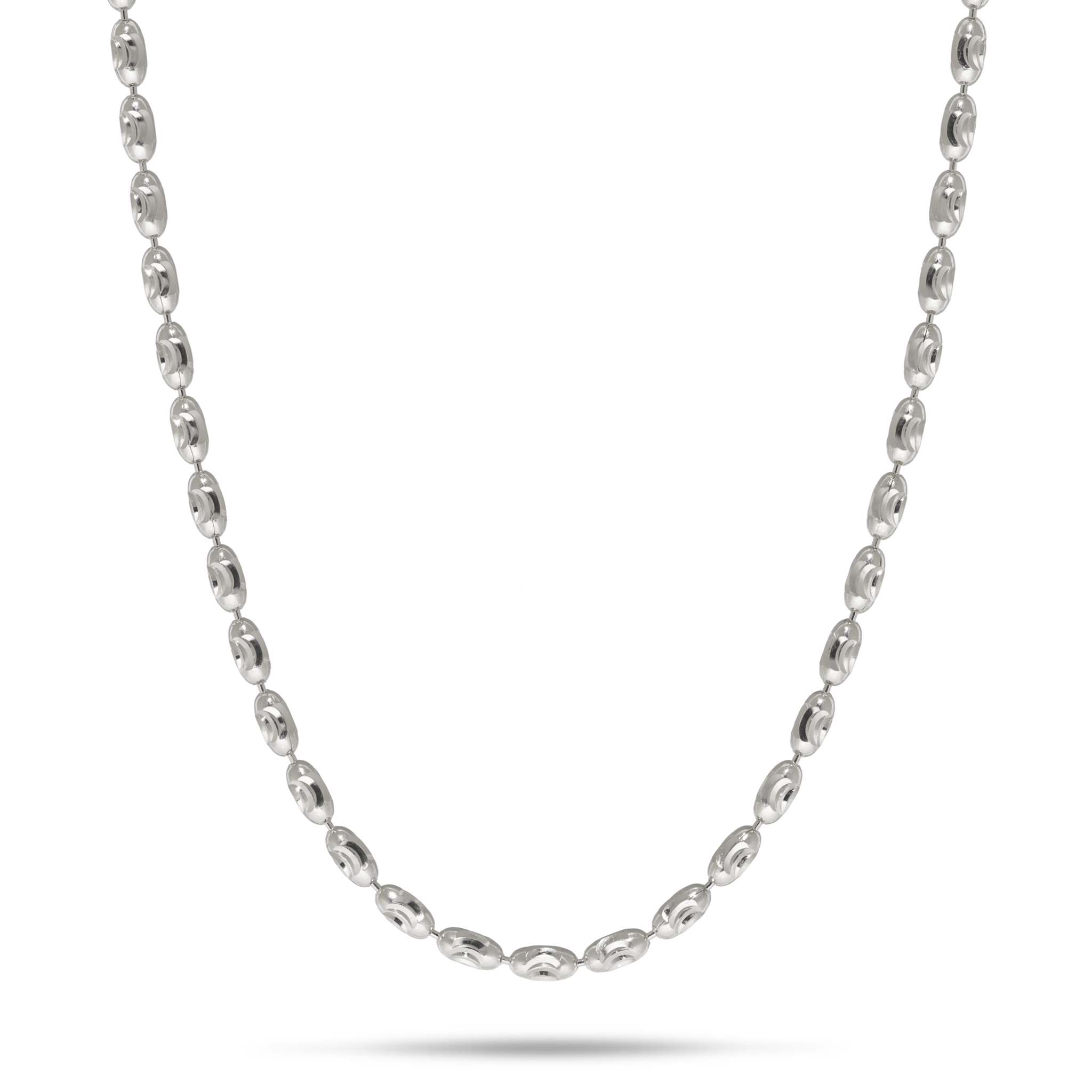 1.8mm Ovalina Chain in White Gold