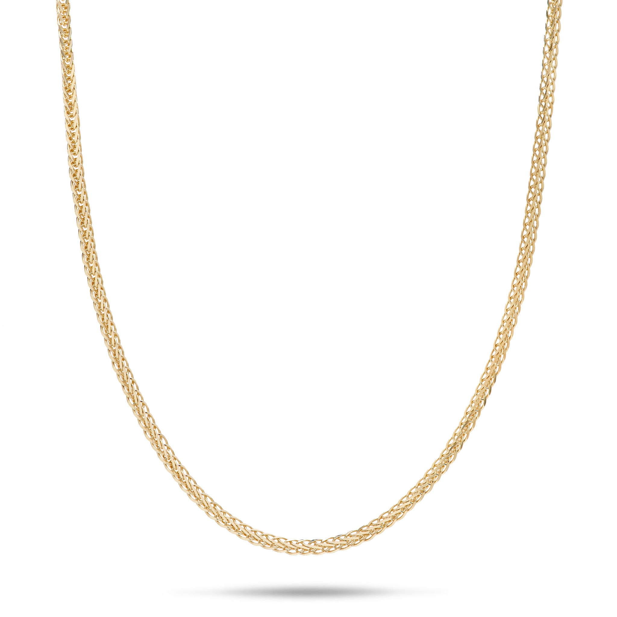 24" Adjustable 1.4mm Espiga Chain in Gold