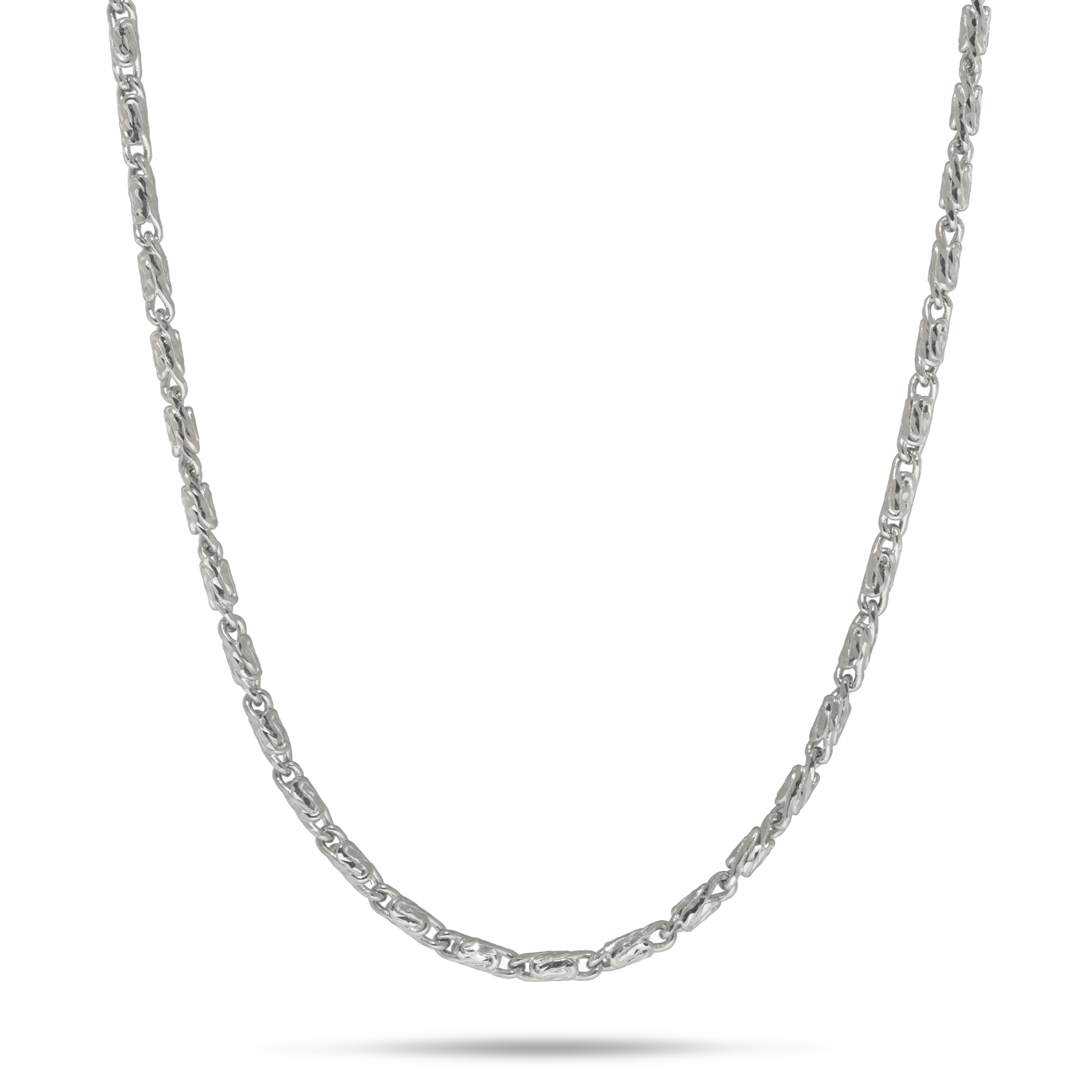 1.4mm Raso Chain in White Gold