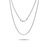 5mm Rope Chain in White Gold - Maui Divers Jewelry