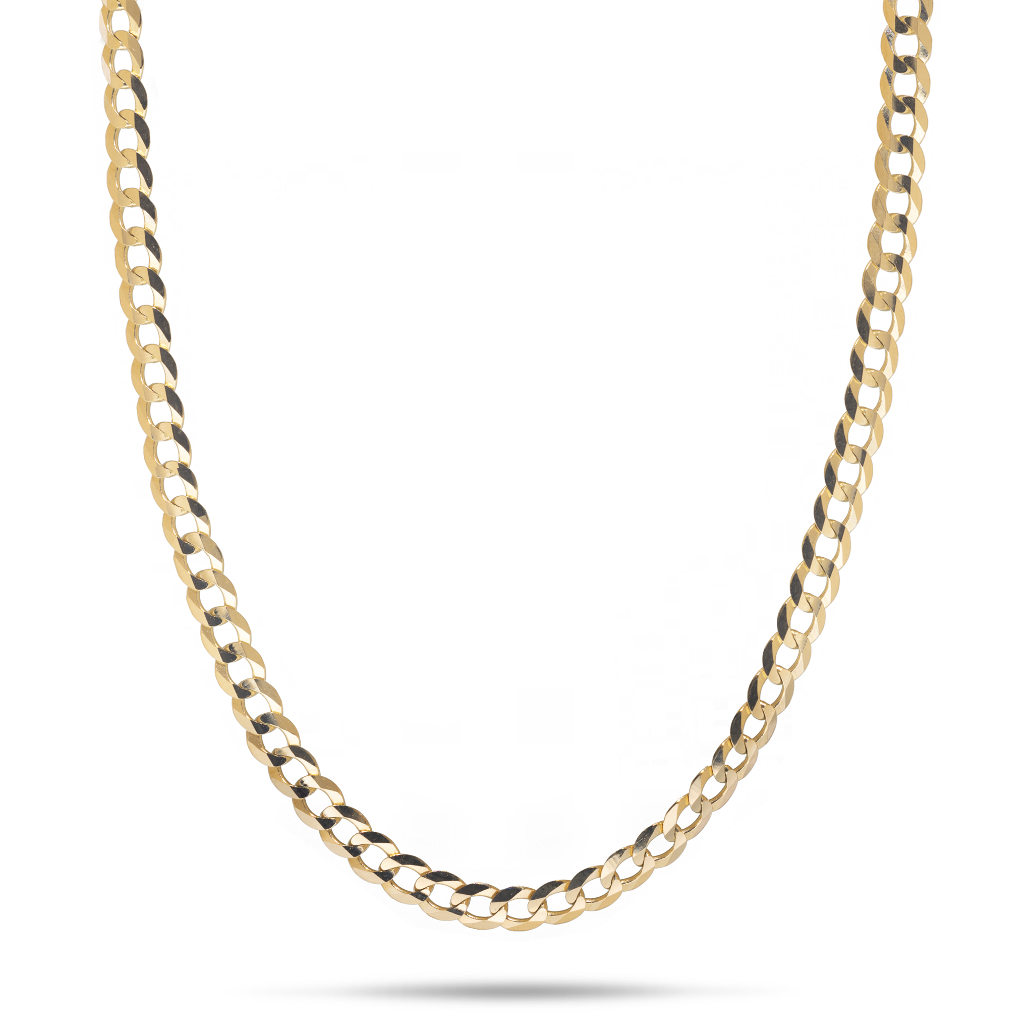 2.5mm Curb Chain in Gold