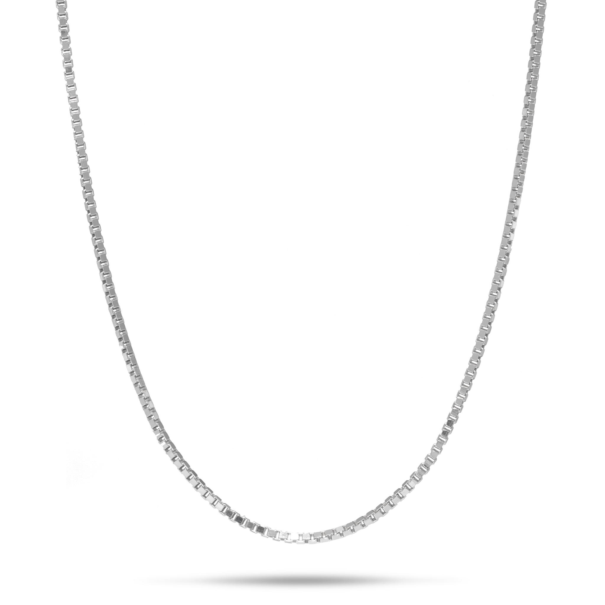 1.0mm Box Chain in Sterling Silver