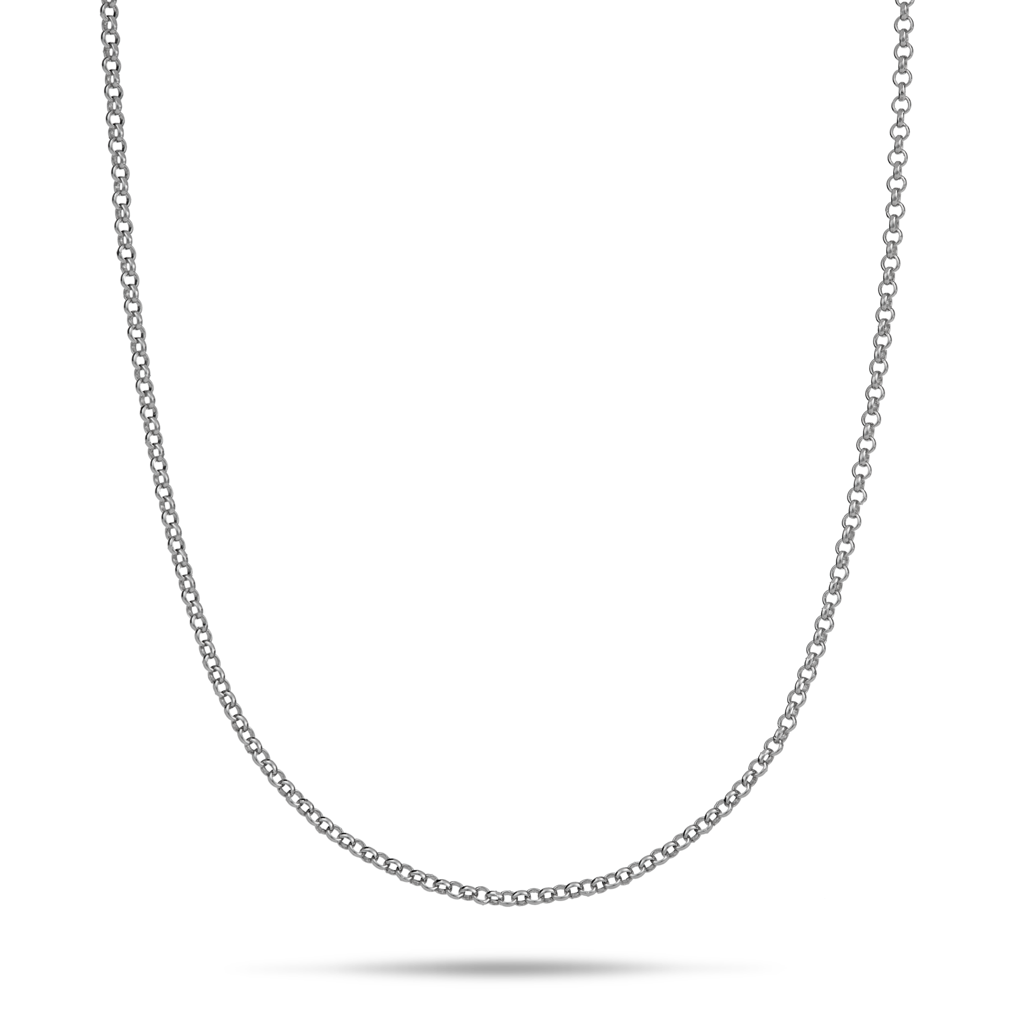 1.0mm Rolo Chain in Sterling Silver