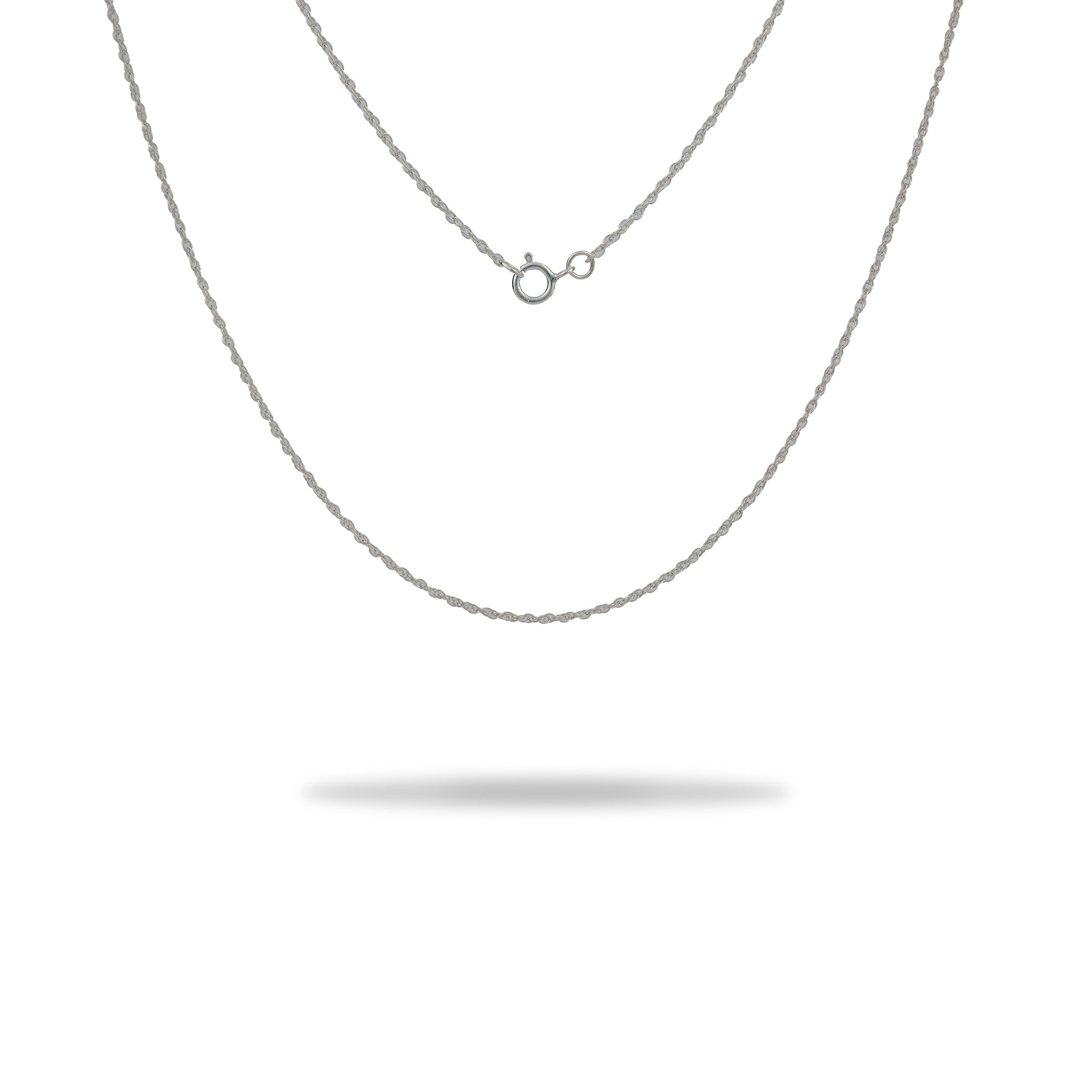 Rope Chain Titanium Chain Necklace FOSIR 2mm Titanium Steel Unique