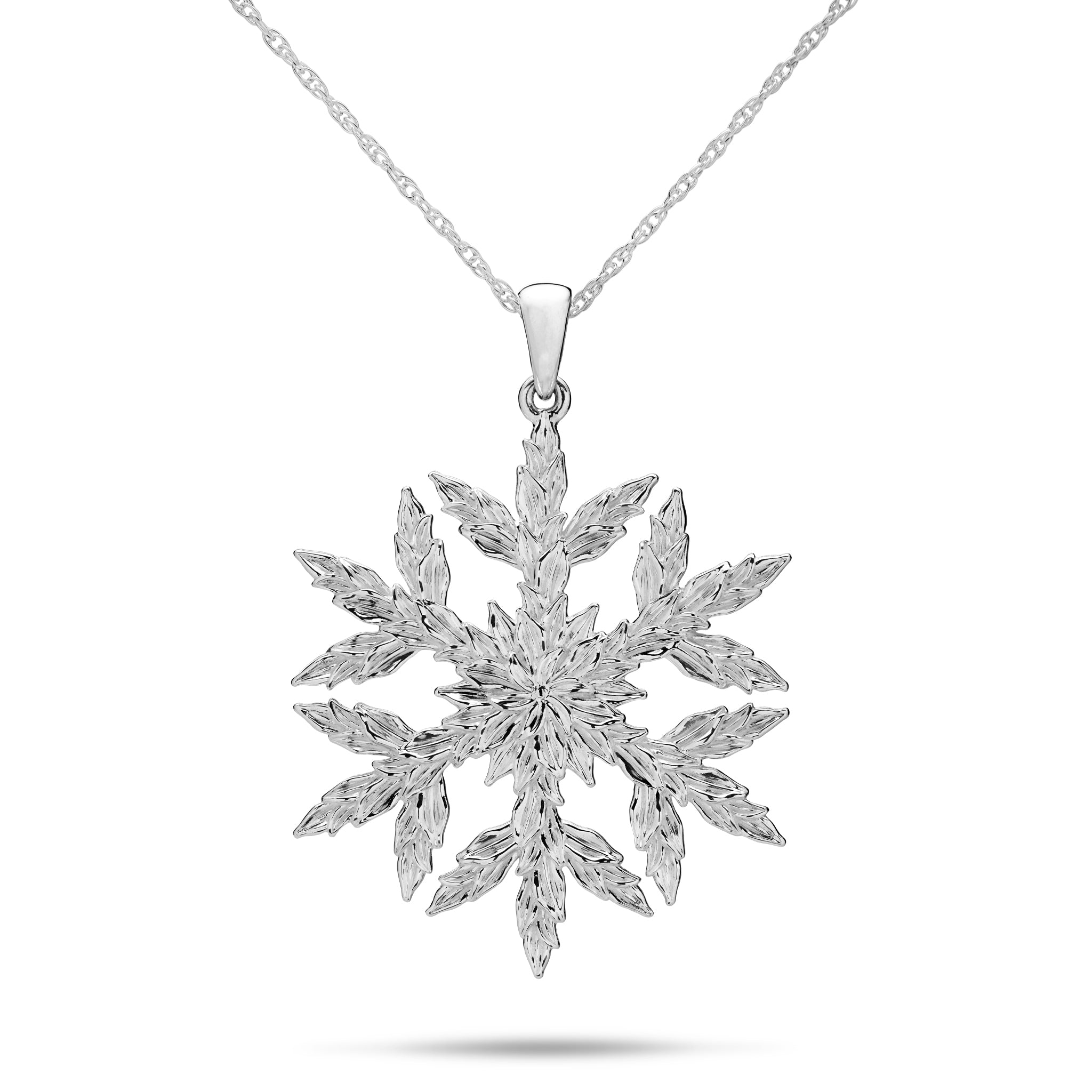 2025 Limited Edition Maile Hawaiian Snowflake Ornament in Sterling Silver - 42mm