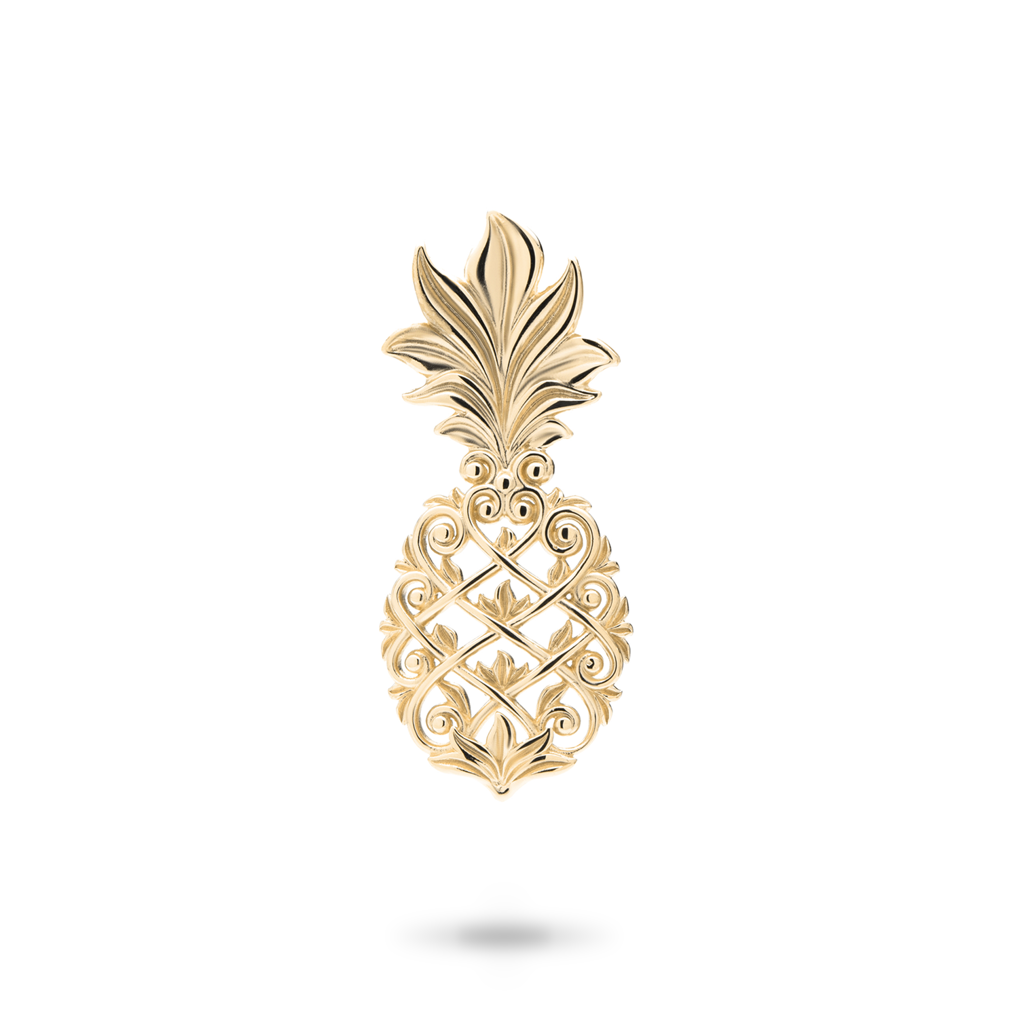 Living Heirloom Pineapple Pendant in Gold - 30mm