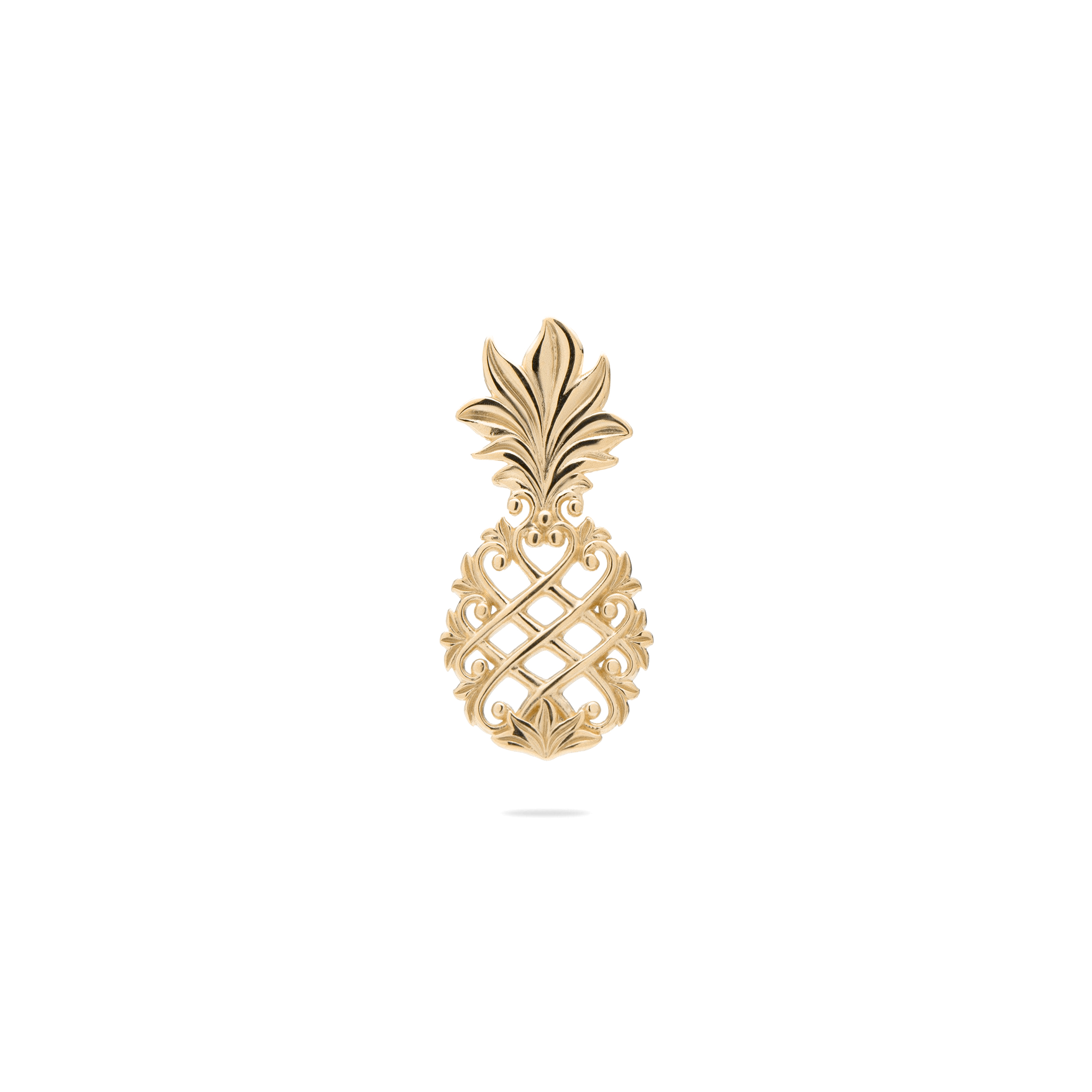 Living Heirloom Pineapple Pendant in Gold - 23mm