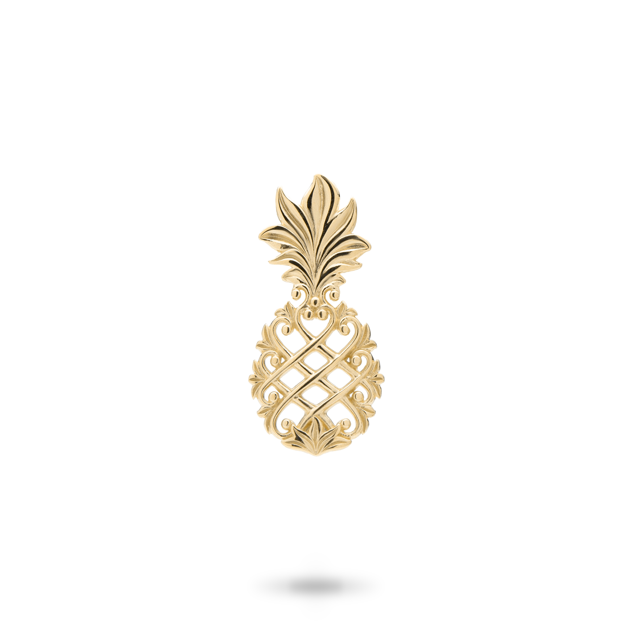Living Heirloom Pineapple Pendant in Gold - 23mm