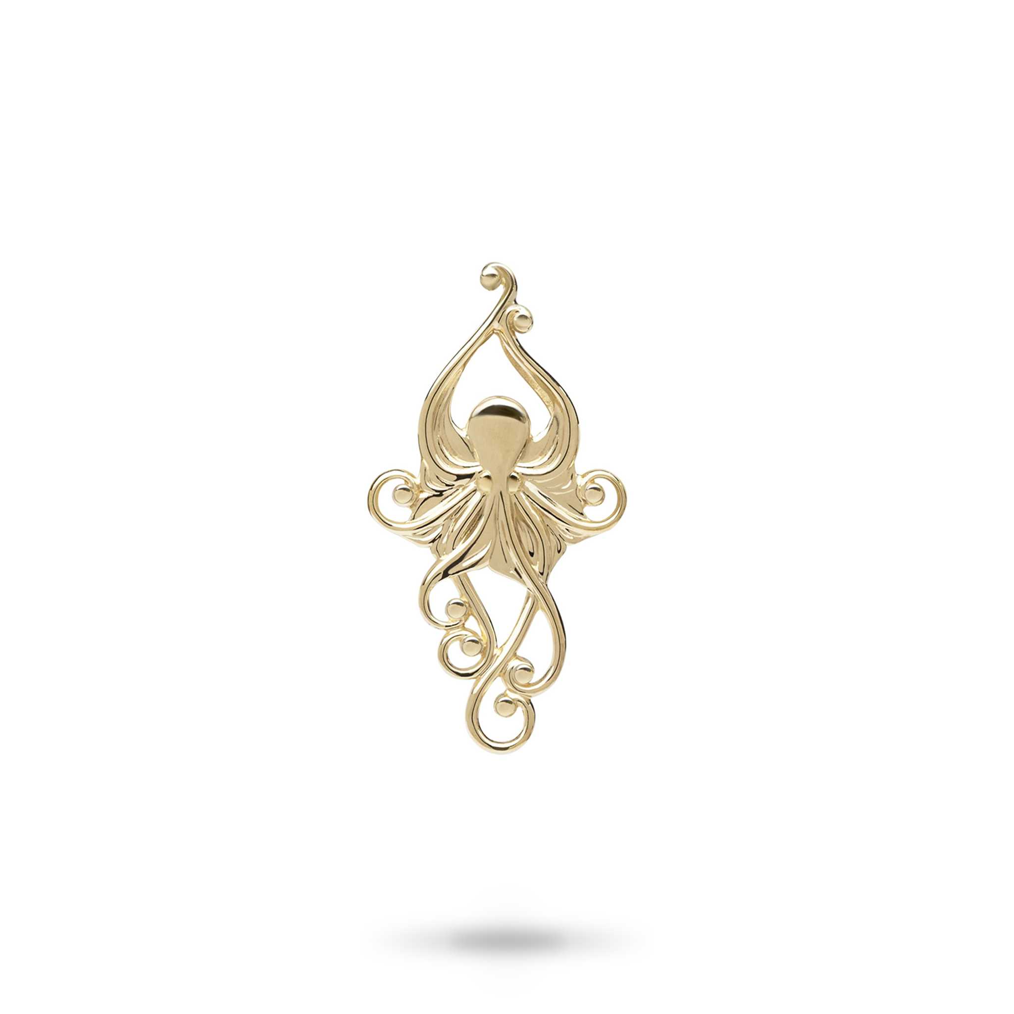 Living Heirloom Octopus Pendant in Gold - 25mm