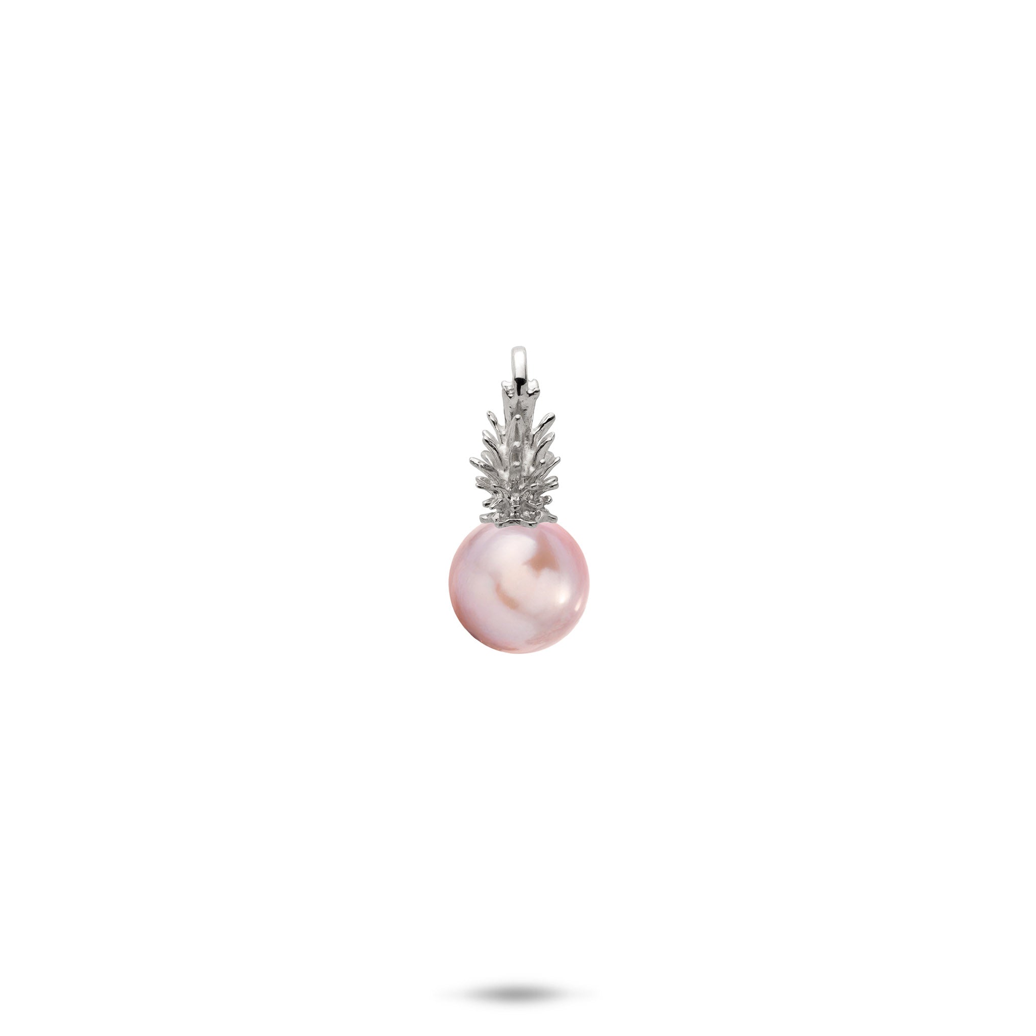 Pick A Pearl Pineapple Pendant in White Gold - 11mm