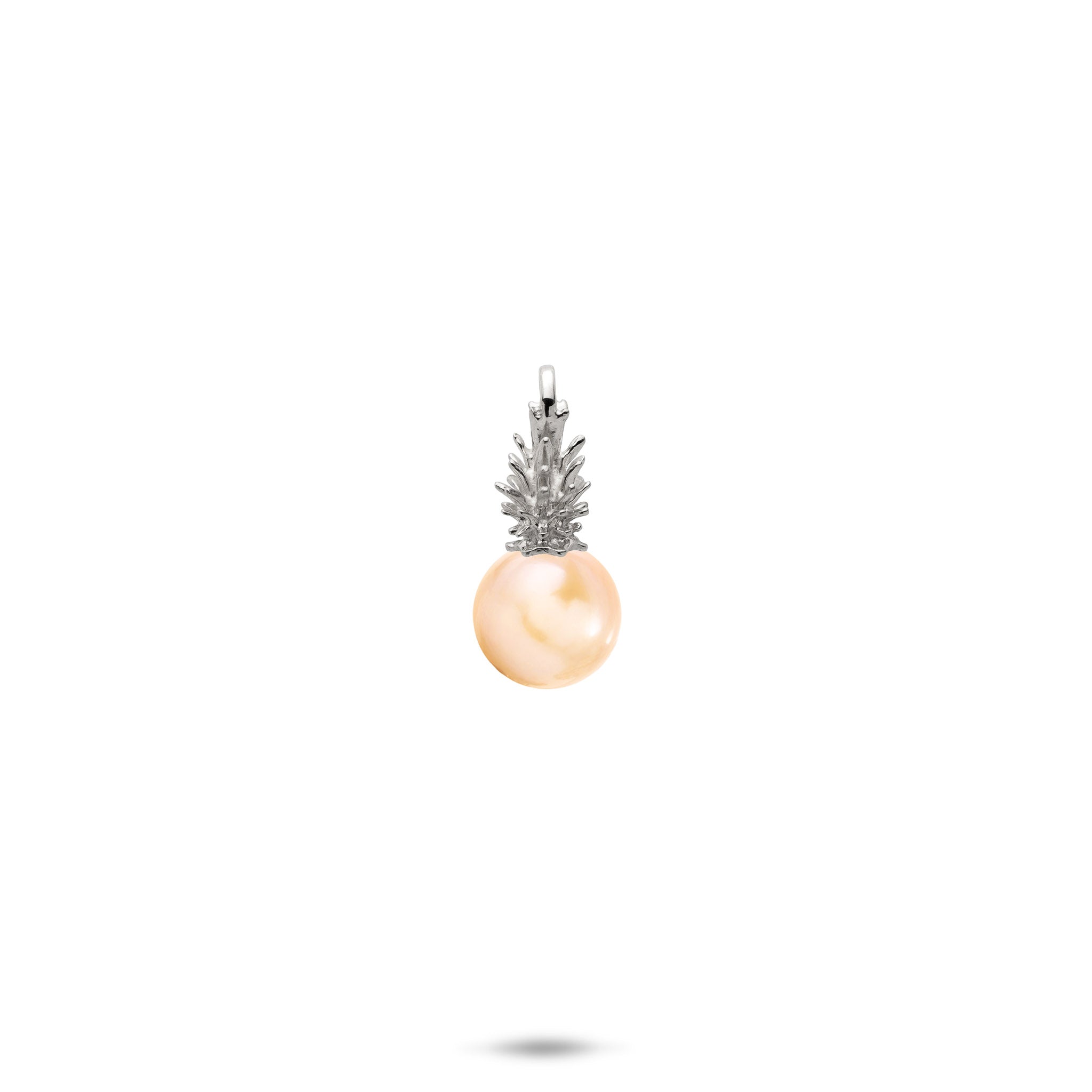 Pick A Pearl Pineapple Pendant in White Gold - 11mm