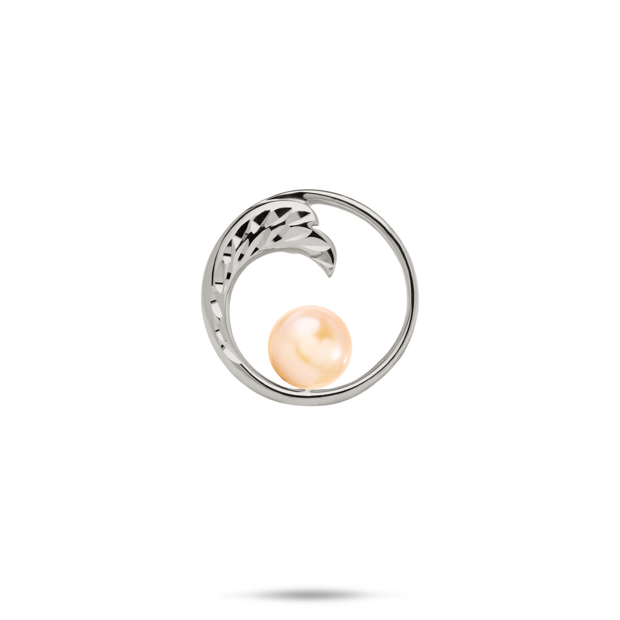 Pick A Pearl Nalu Pendant in White Gold - 18mm