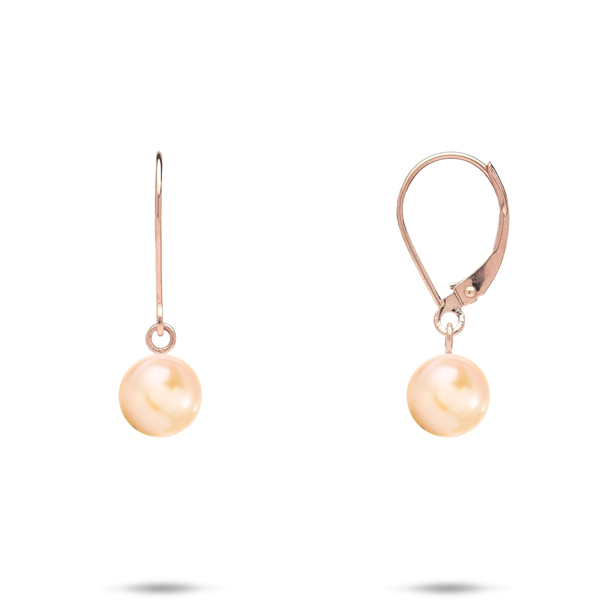 Pick A Pearl Earrings in Rose Gold